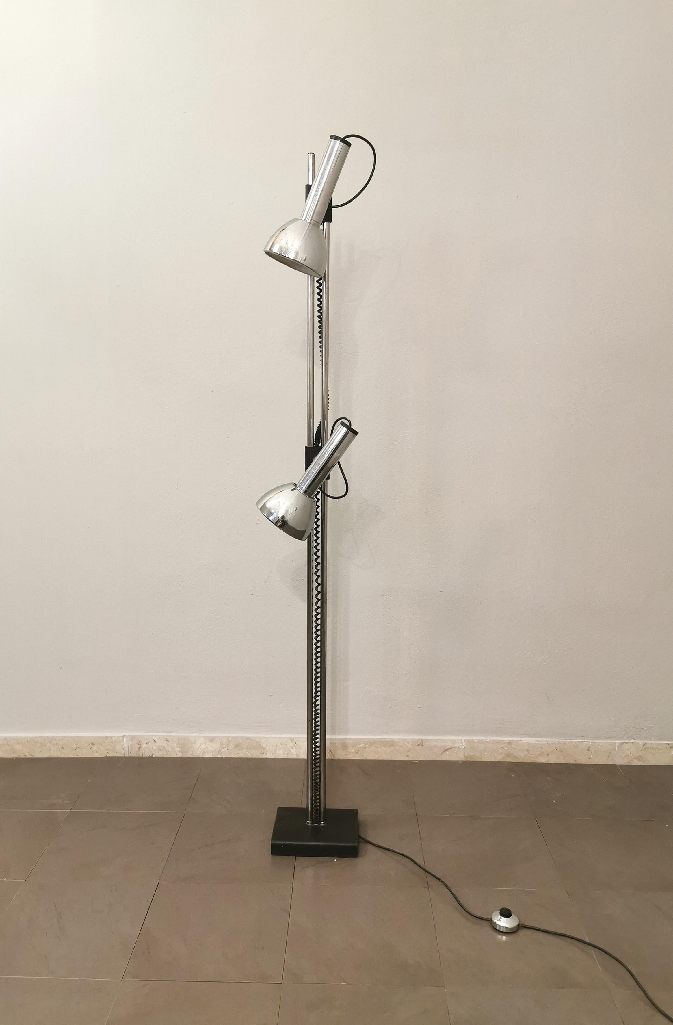 Multifunctional floor lamp produced by the Italian company 