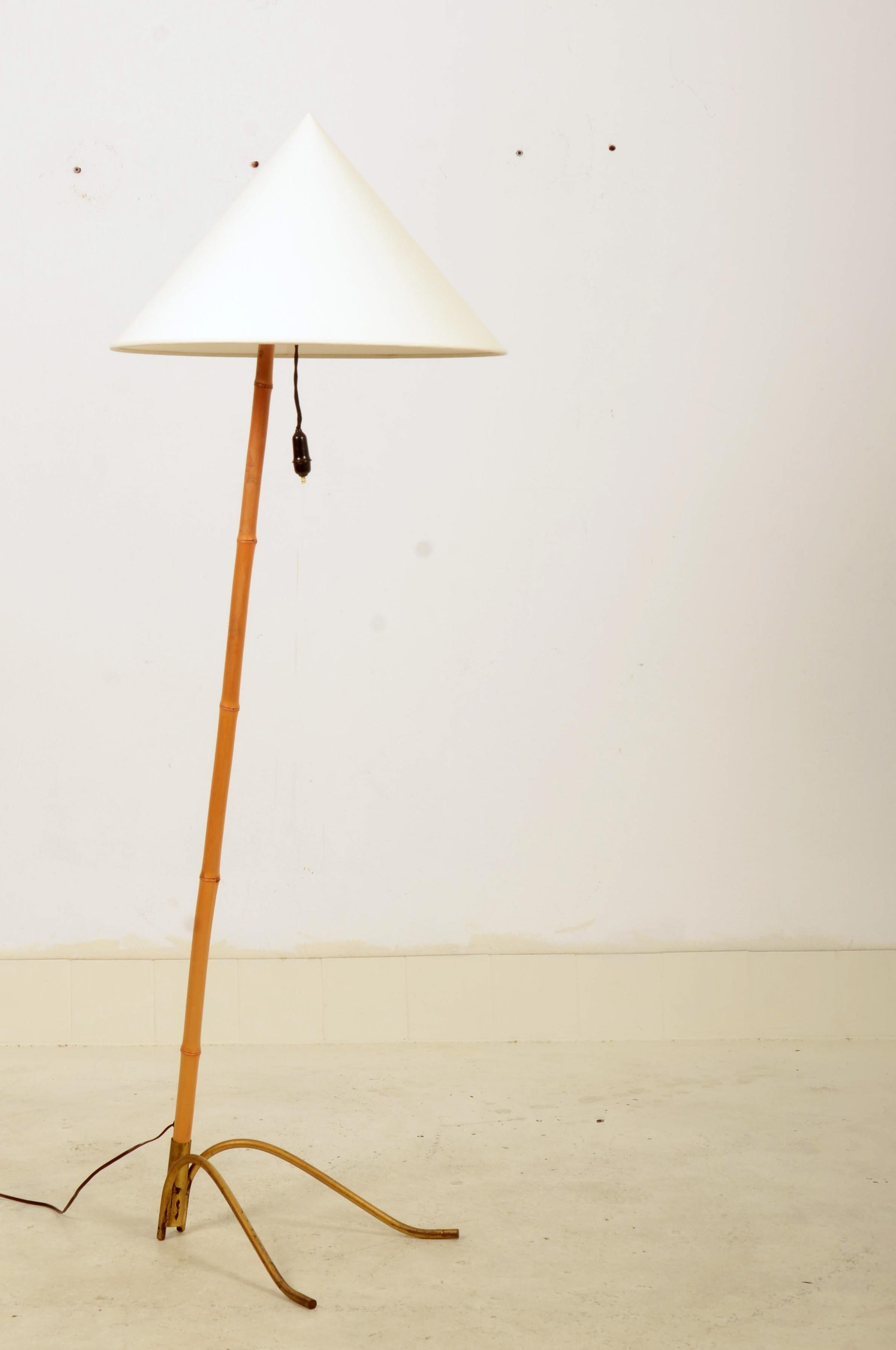 Stehlampe aus der Mitte des Jahrhunderts von Rupert Nikoll im Zustand „Gut“ im Angebot in Vienna, AT