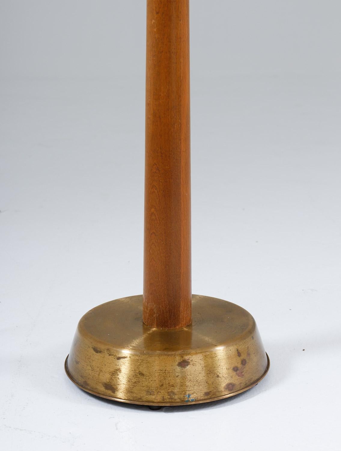 Midcentury Floor Lamp by Ystad Metall, 1940s, Sweden For Sale 1