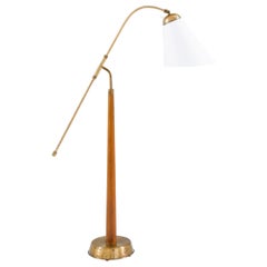 Midcentury Floor Lamp by Ystad Metall, 1940s, Sweden