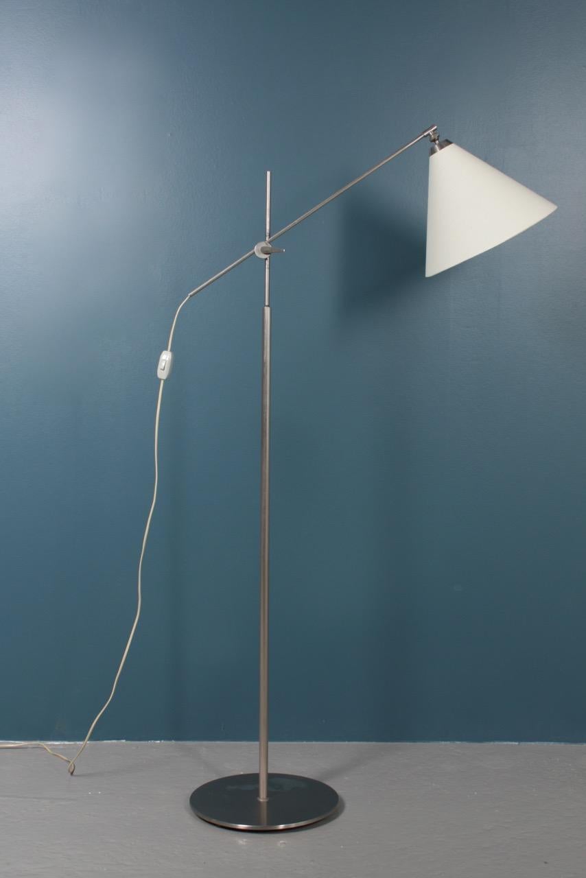 Midcentury Floor Lamp Designed by Th. Valentiner, Made in Denmark, 1950s 5