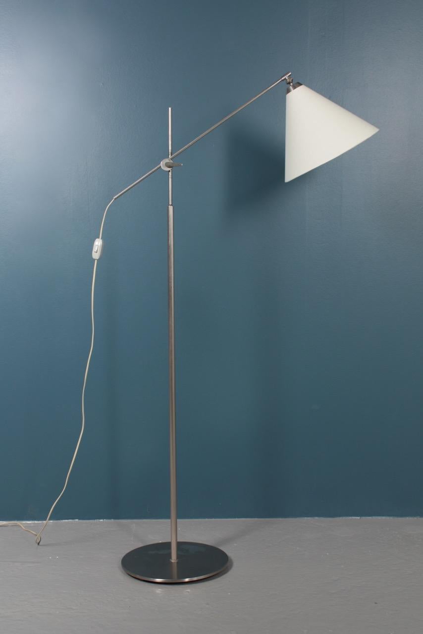 Midcentury Floor Lamp Designed by Th. Valentiner, Made in Denmark, 1950s 6