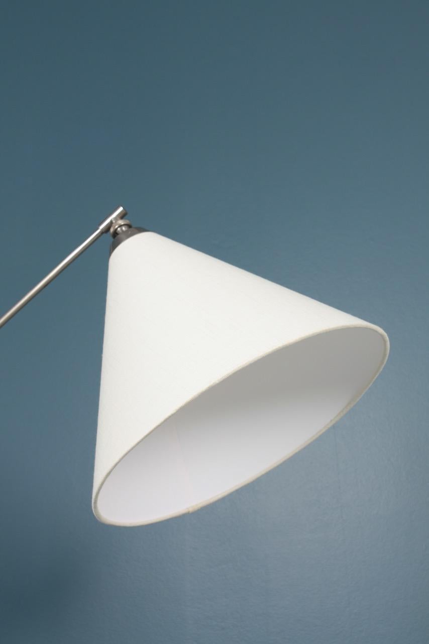 Midcentury Floor Lamp Designed by Th. Valentiner, Made in Denmark, 1950s 2