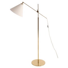 Midcentury Floor Lamp Designed by Th. Valentiner, Made in Denmark, 1950s