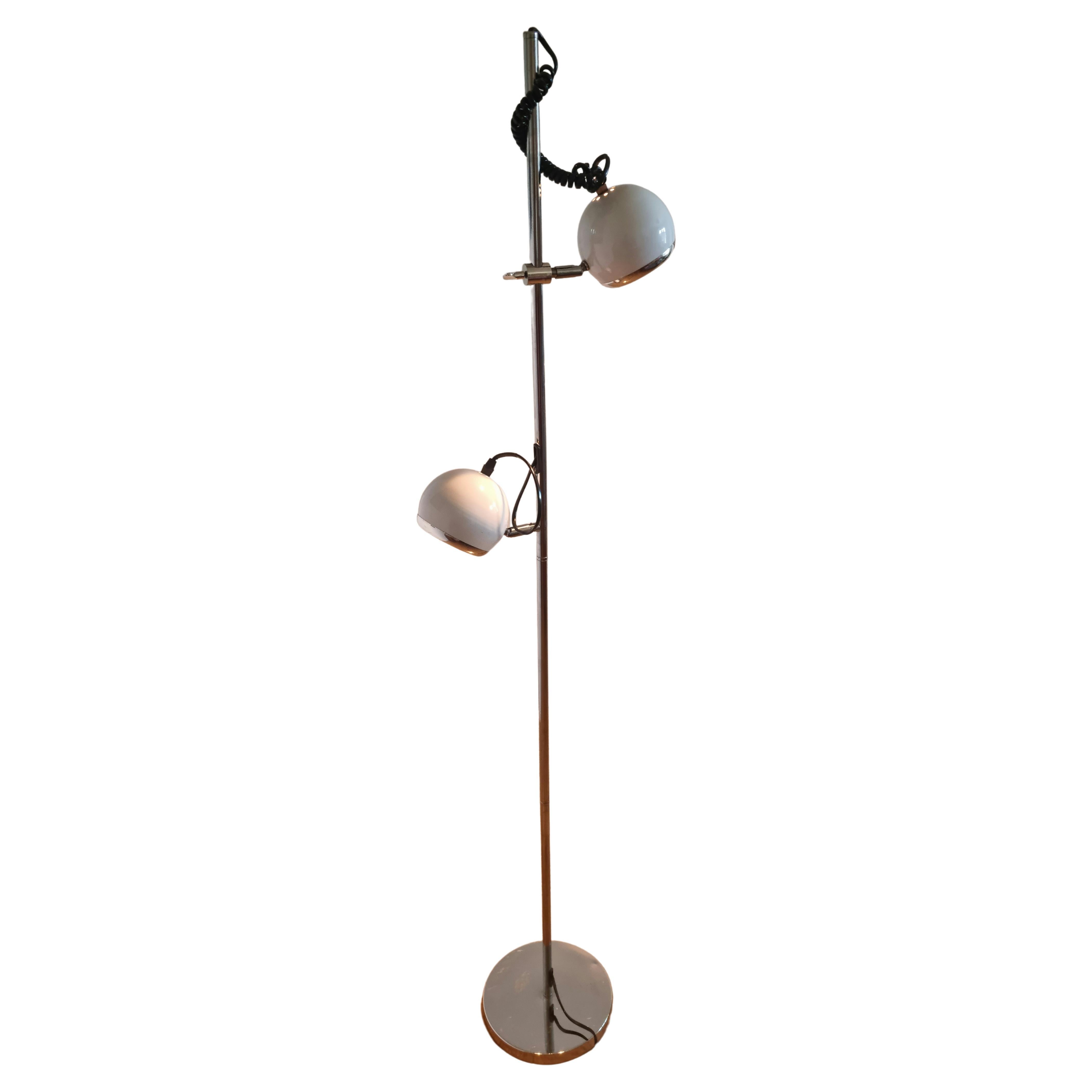 Mid Century Floor Lamp Eye Balls, Space Age Style, Italy, 1970s For Sale