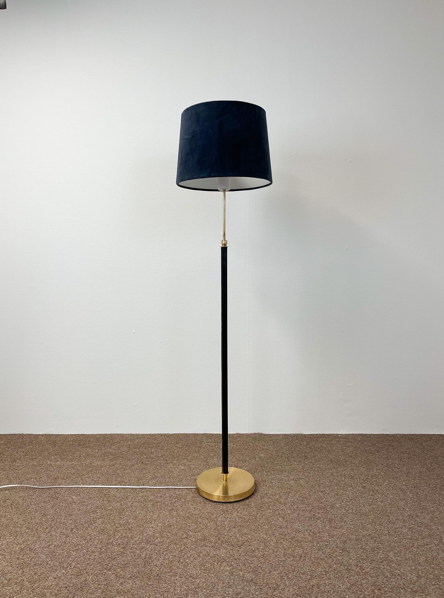 Scandinavian Modern Midcentury Floor Lamp Falkenbergs Belysning, Sweden, 1960s