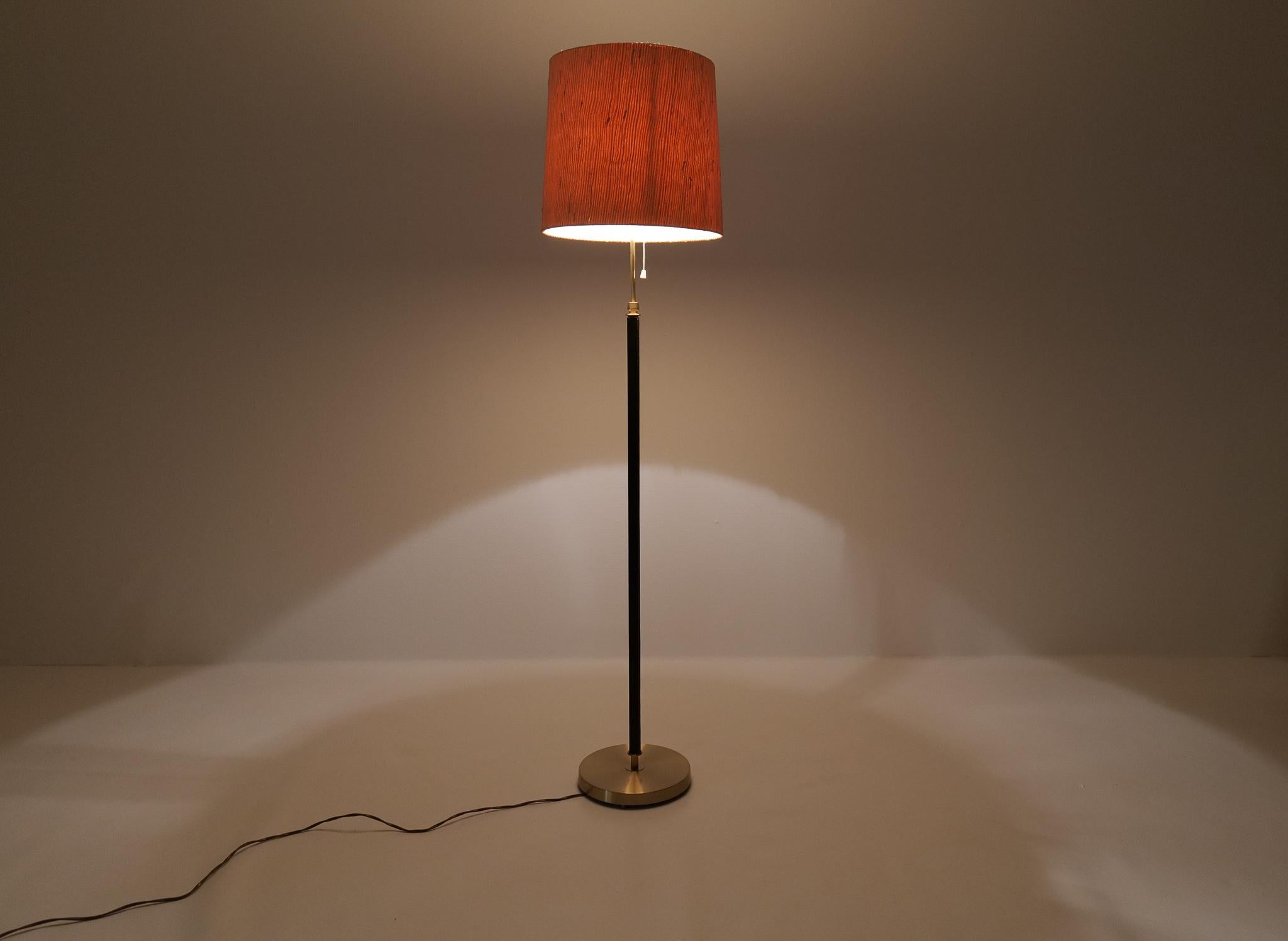 Scandinavian Modern Midcentury Floor Lamp Falkenbergs Belysning, Sweden, 1960s For Sale