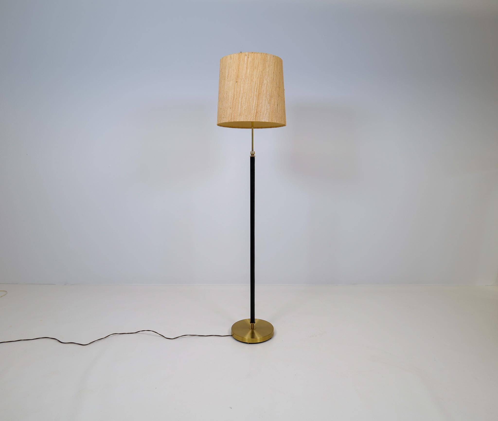Swedish Midcentury Floor Lamp Falkenbergs Belysning, Sweden, 1960s For Sale