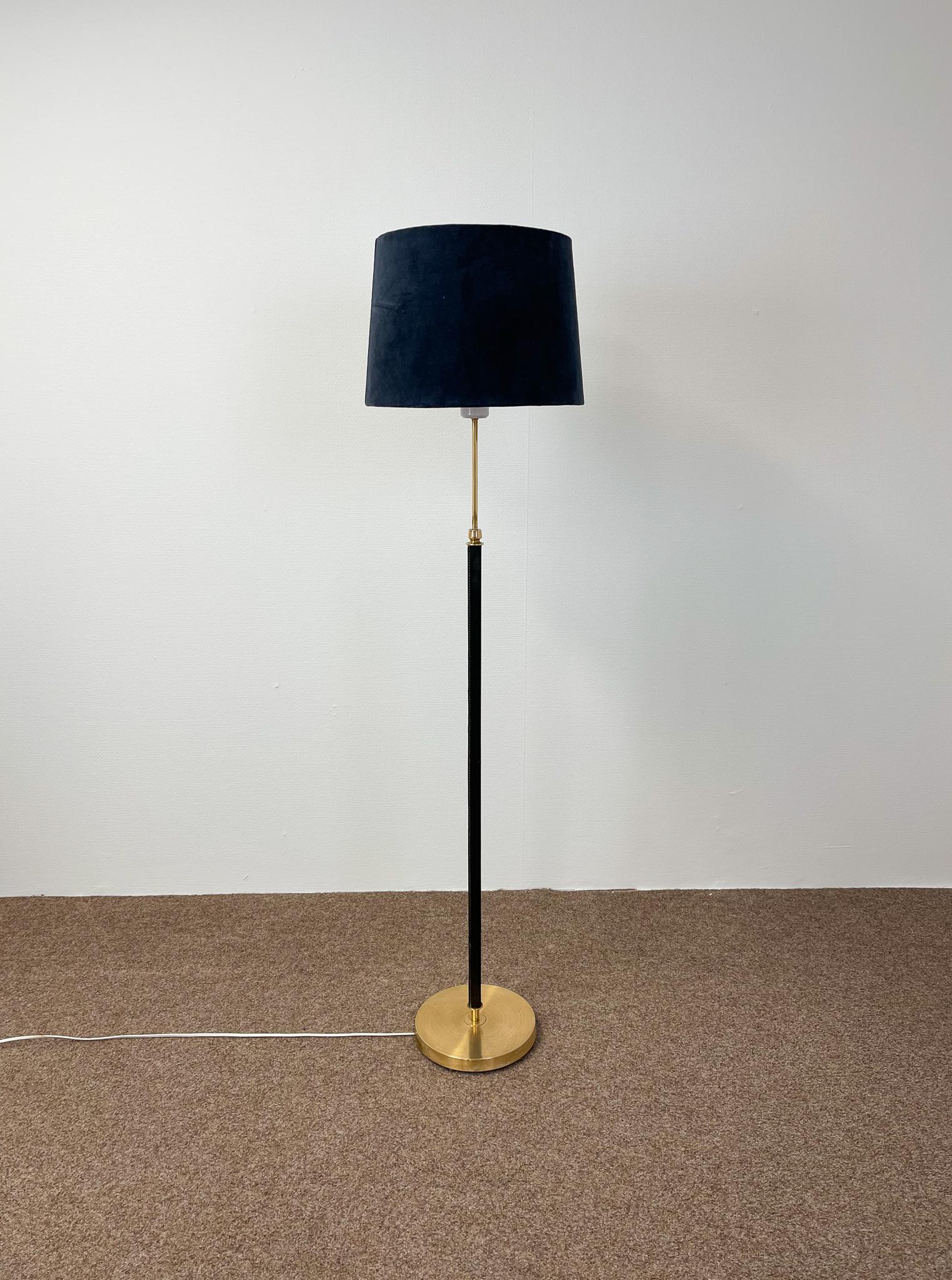Midcentury Floor Lamp Falkenbergs Belysning, Sweden, 1960s In Good Condition In Hillringsberg, SE