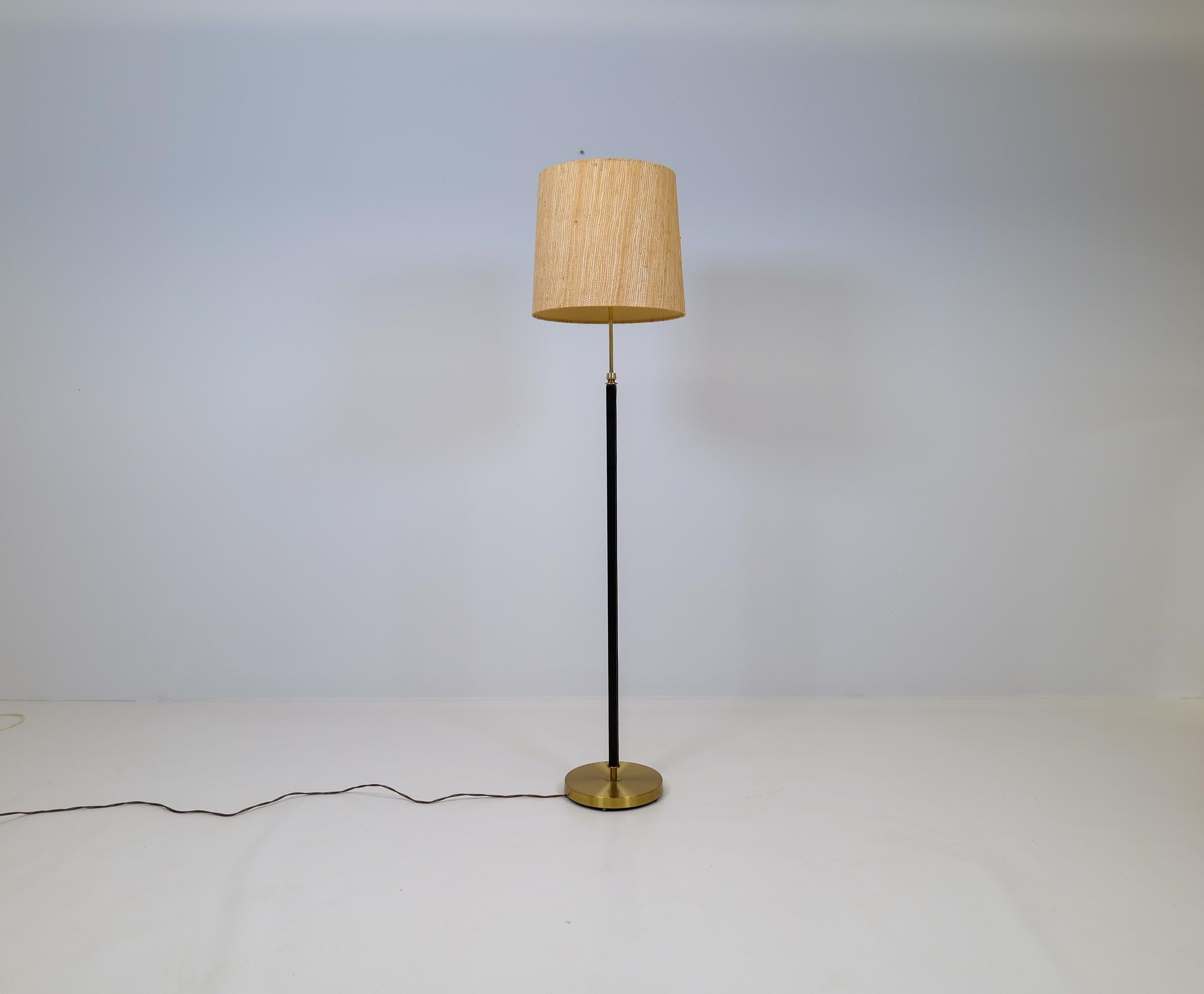 Midcentury Floor Lamp Falkenbergs Belysning, Sweden, 1960s In Good Condition For Sale In Hillringsberg, SE