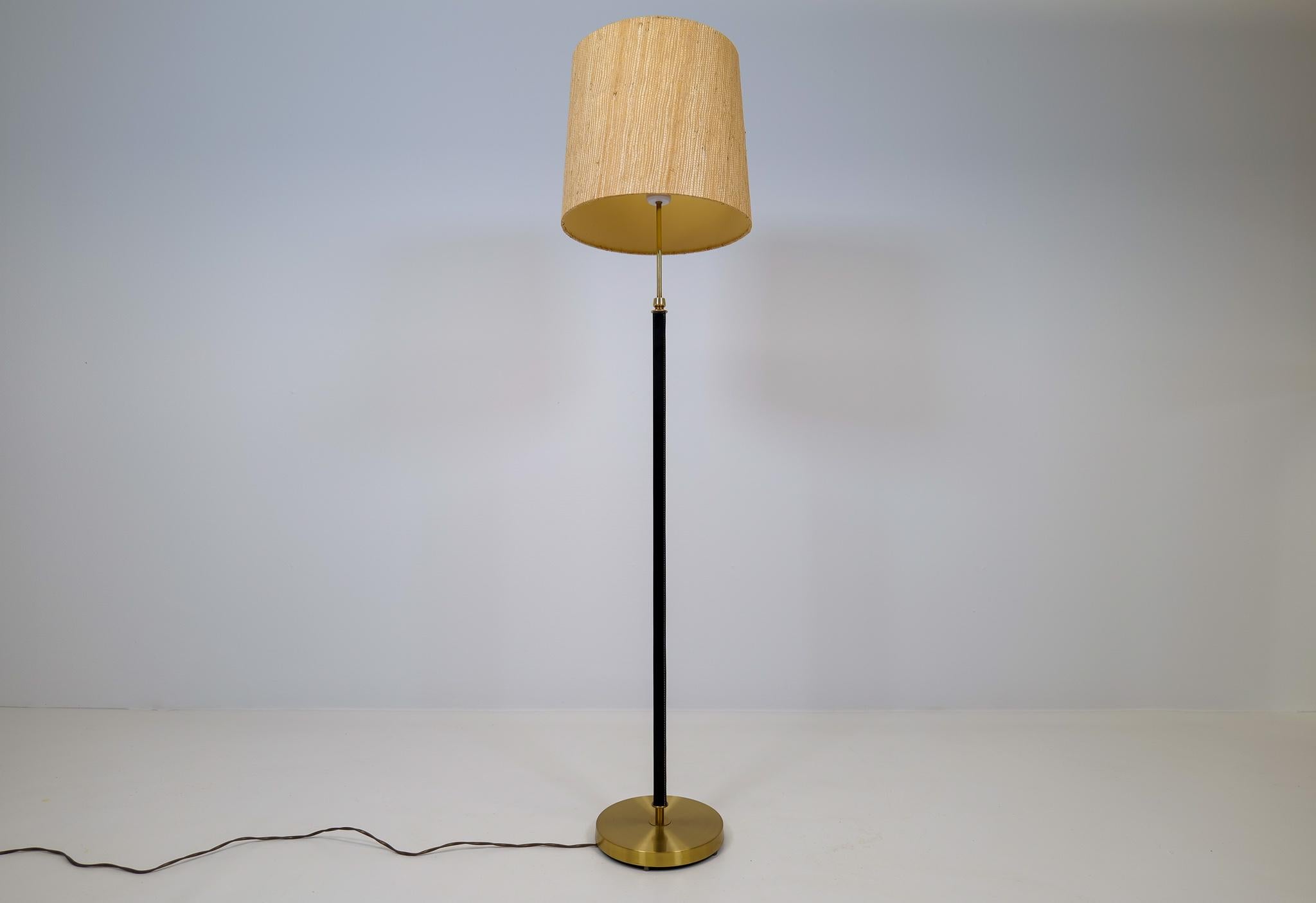 Mid-20th Century Midcentury Floor Lamp Falkenbergs Belysning, Sweden, 1960s For Sale