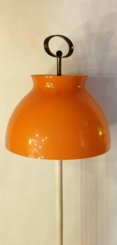 Midcentury Floor Lamp in Murano Glass in the Style of Stilnovo, 1950s
