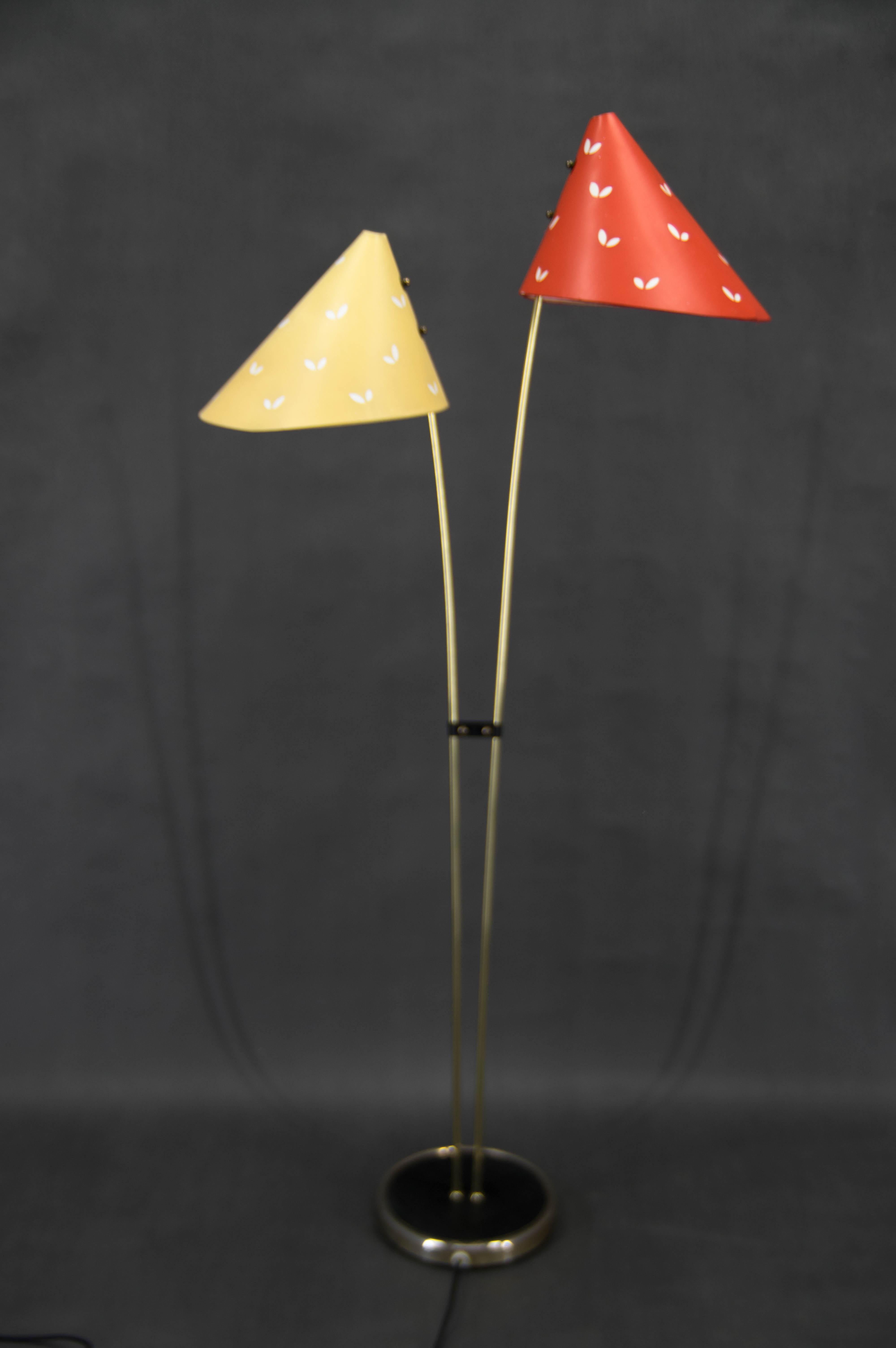 Midcentury Floor Lamp Japonka, Czechoslovakia, 1960s For Sale 3