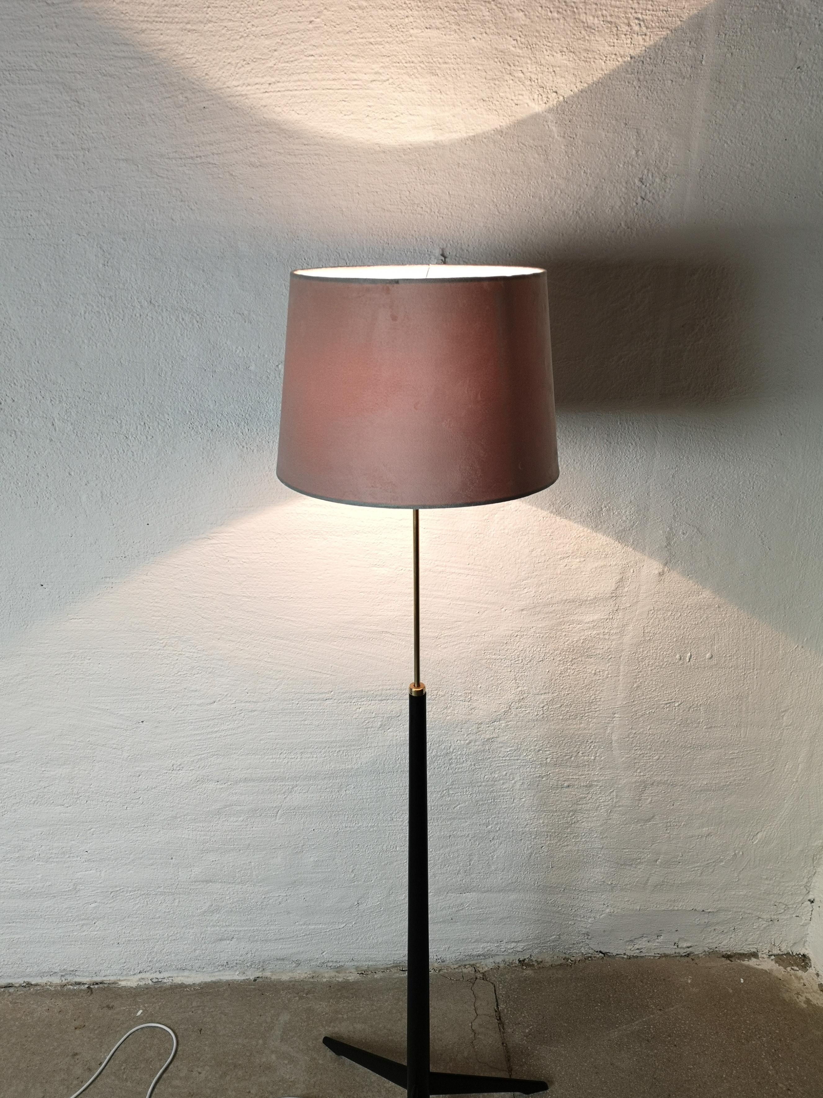 Midcentury Floor Lamp, Model G-34, Bergboms, Sweden, 1960s For Sale 3
