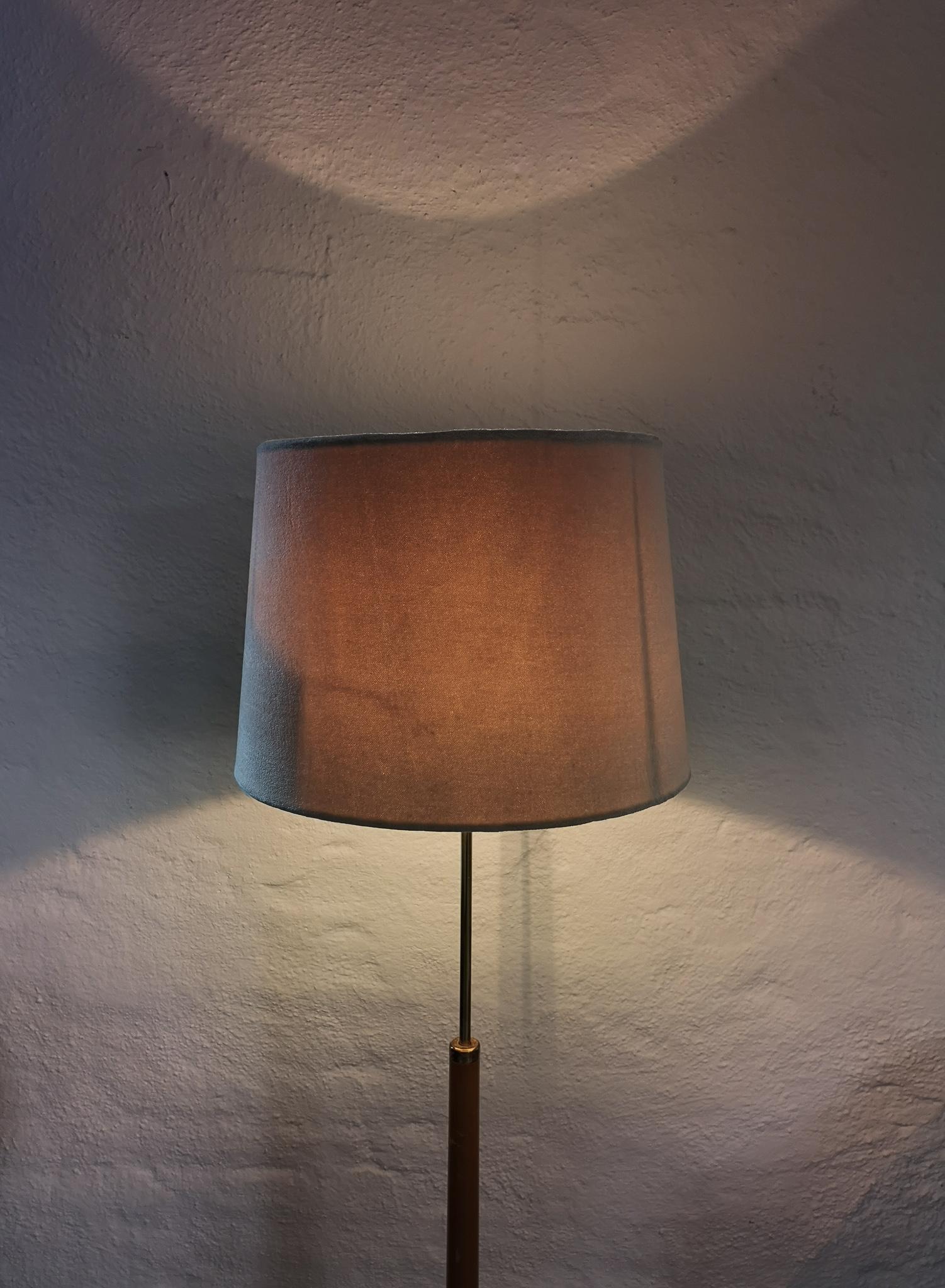 Midcentury Floor Lamp, Model G-34, Bergboms, Sweden, 1960s For Sale 5