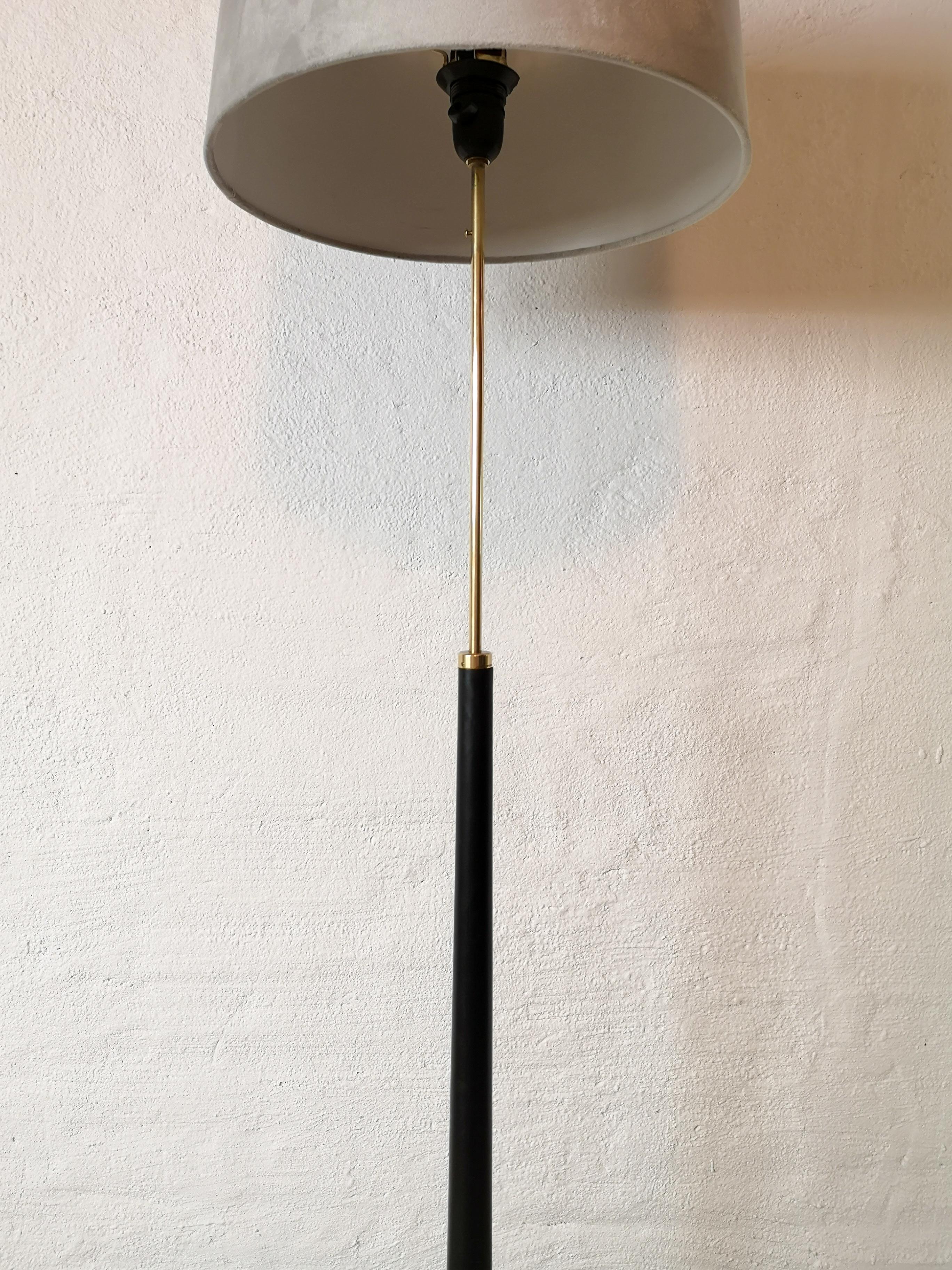 Midcentury Floor Lamp, Model G-34, Bergboms, Sweden, 1960s In Good Condition For Sale In Hillringsberg, SE