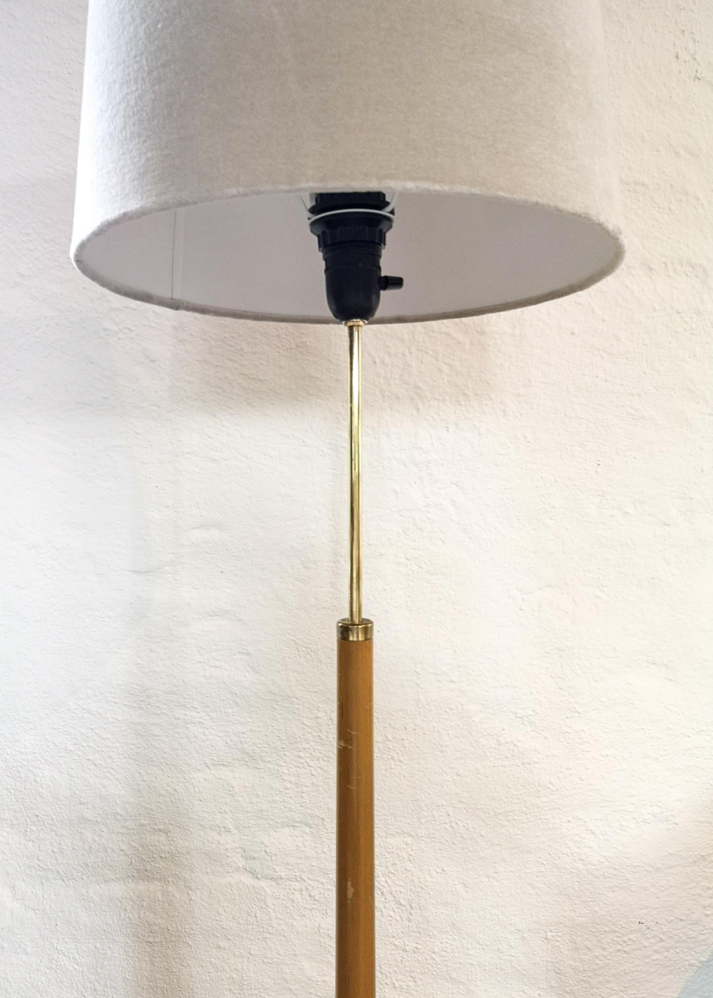 Midcentury Floor Lamp, Model G-34, Bergboms, Sweden, 1960s For Sale 2