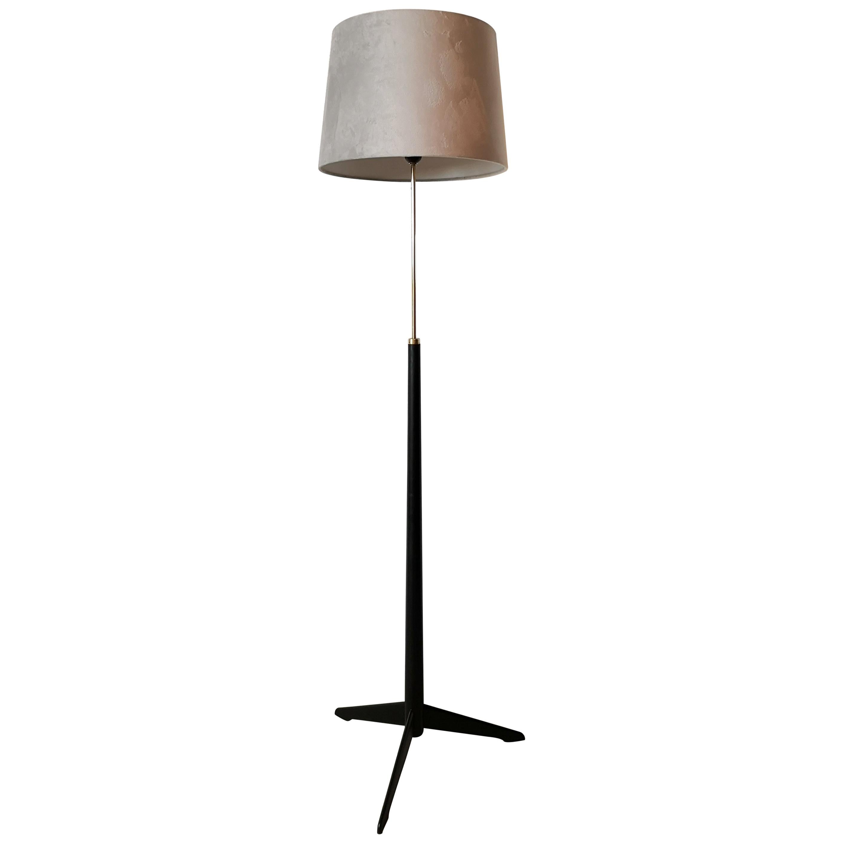 Midcentury Floor Lamp, Model G-34, Bergboms, Sweden, 1960s For Sale