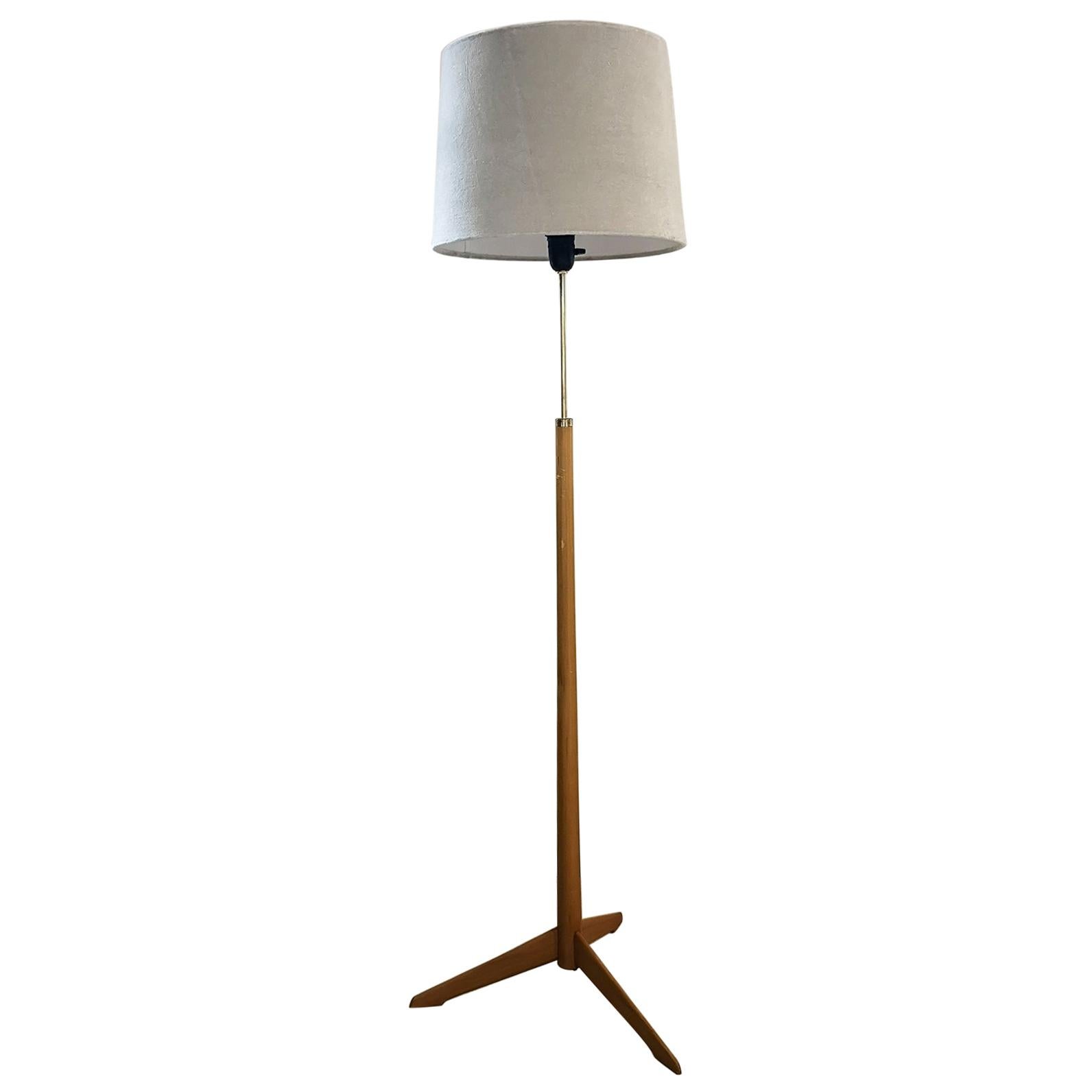 Midcentury Floor Lamp, Model G-34, Bergboms, Sweden, 1960s