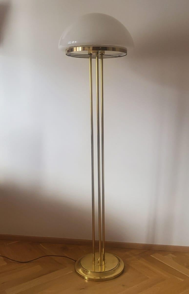 Czech Midcentury Floor Lamp Mushroom, 1970s For Sale
