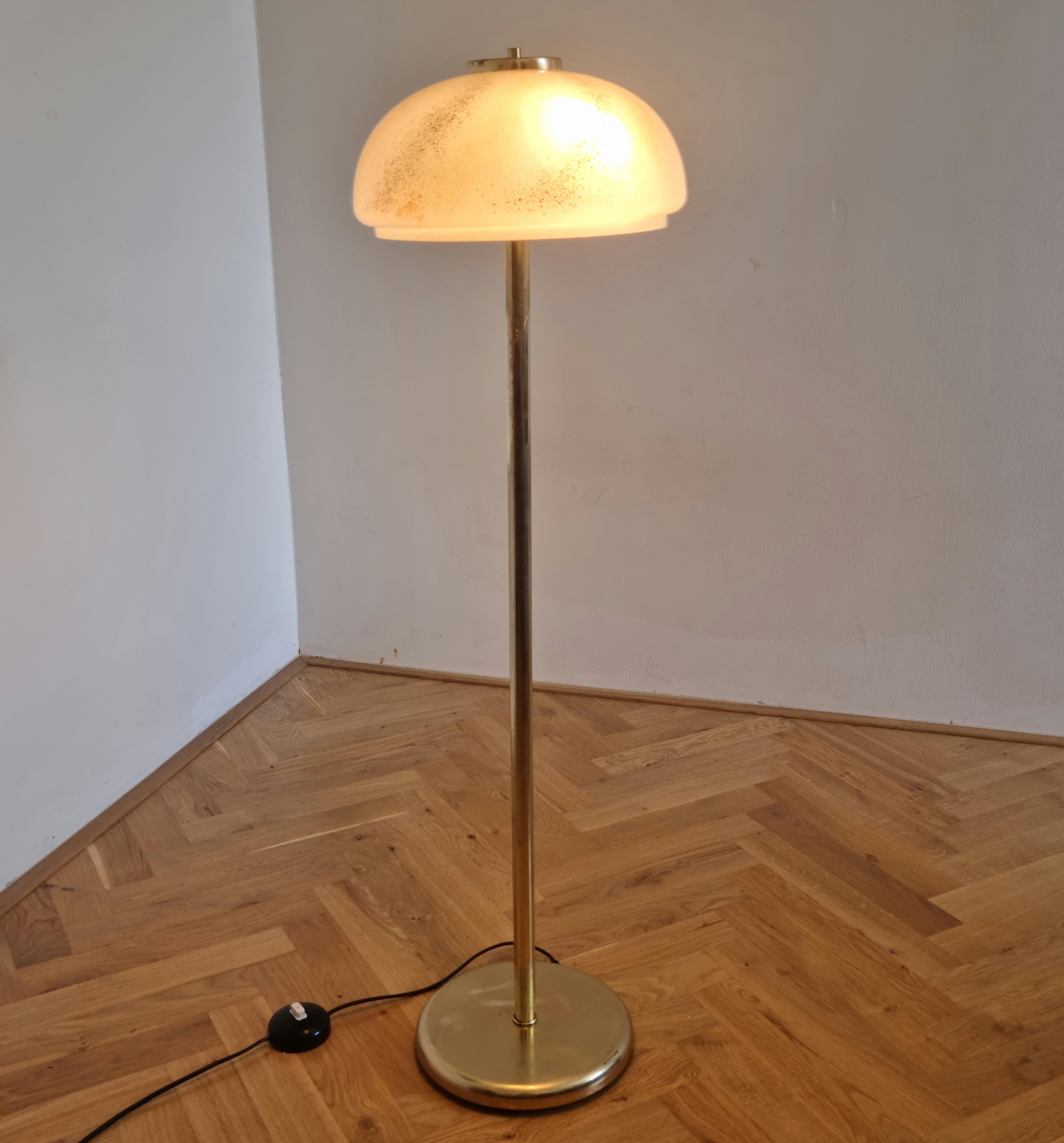 Midcentury Floor Lamp Mushroom, Germany, 1970s For Sale 3