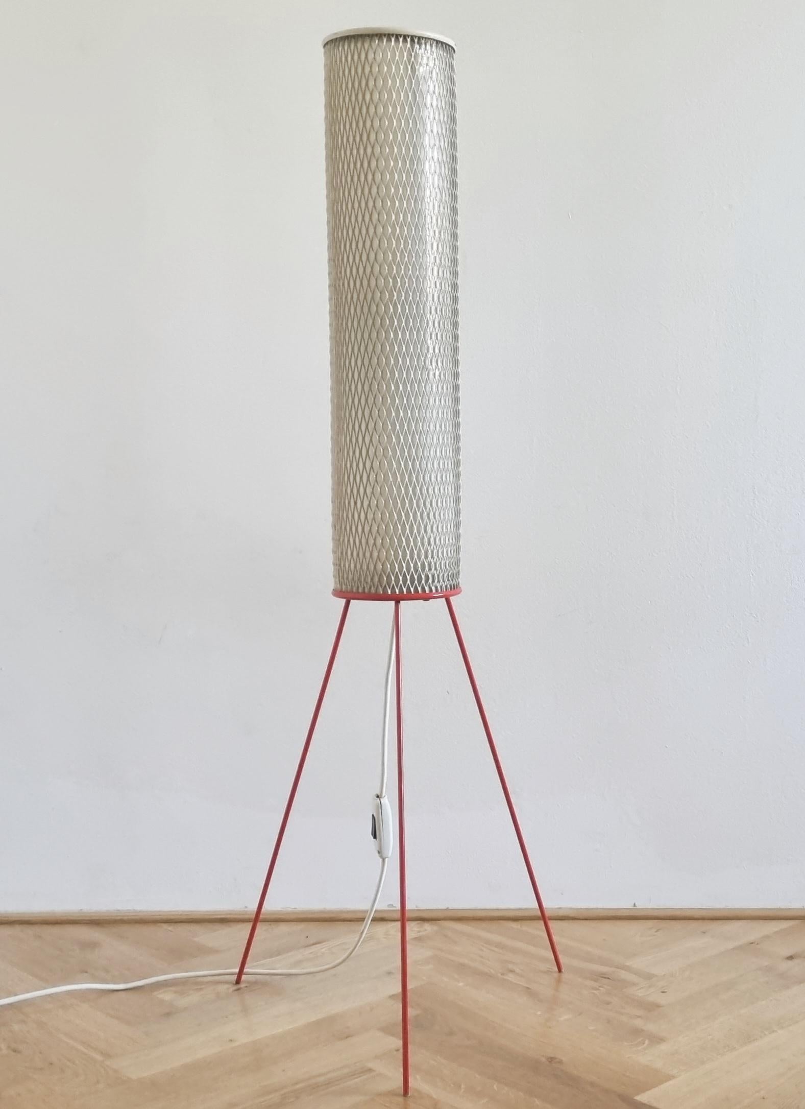 Czech Midcentury Floor Lamp Napako, Rocket, Josef Hurka, 1960s