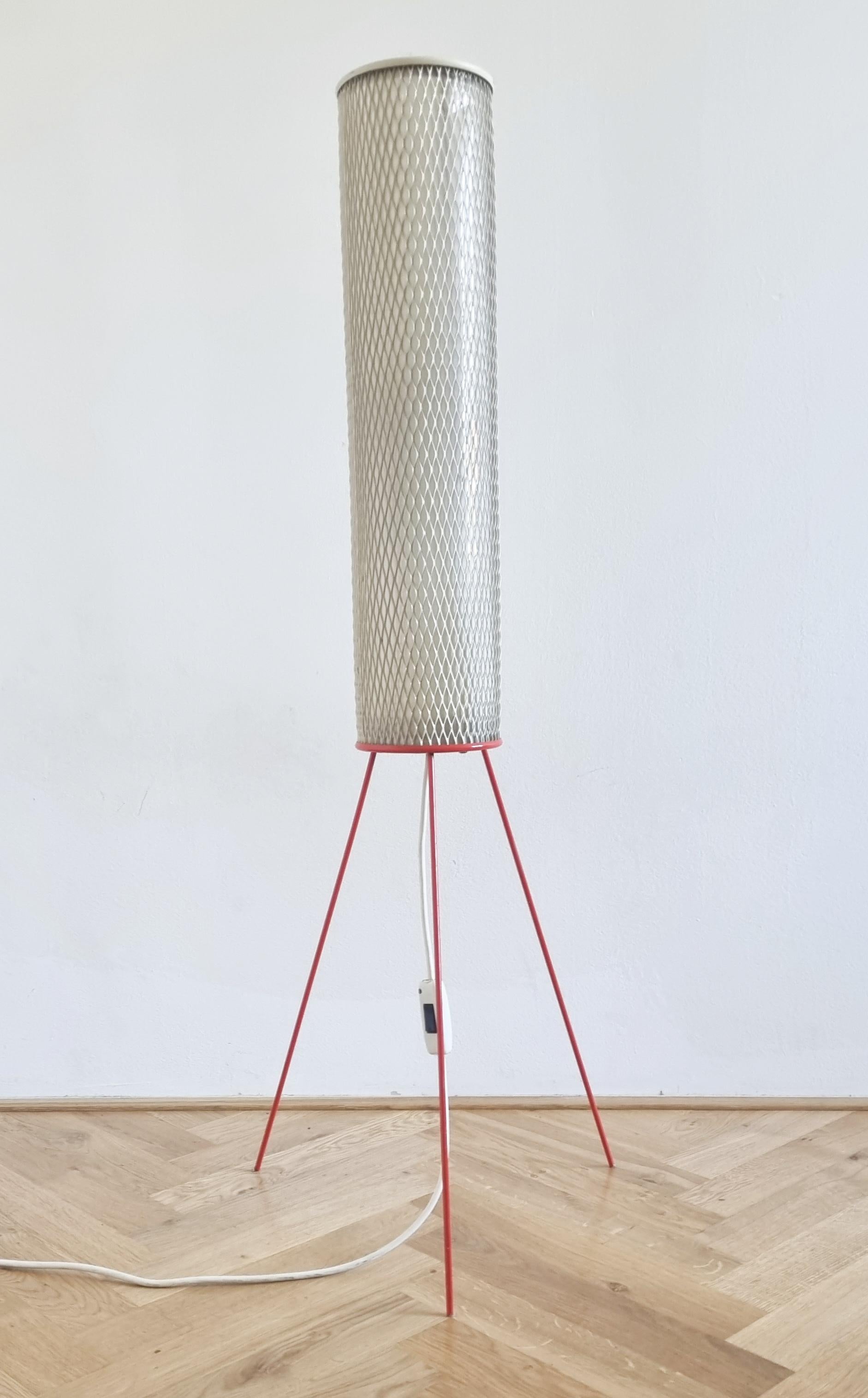 Metal Midcentury Floor Lamp Napako, Rocket, Josef Hurka, 1960s