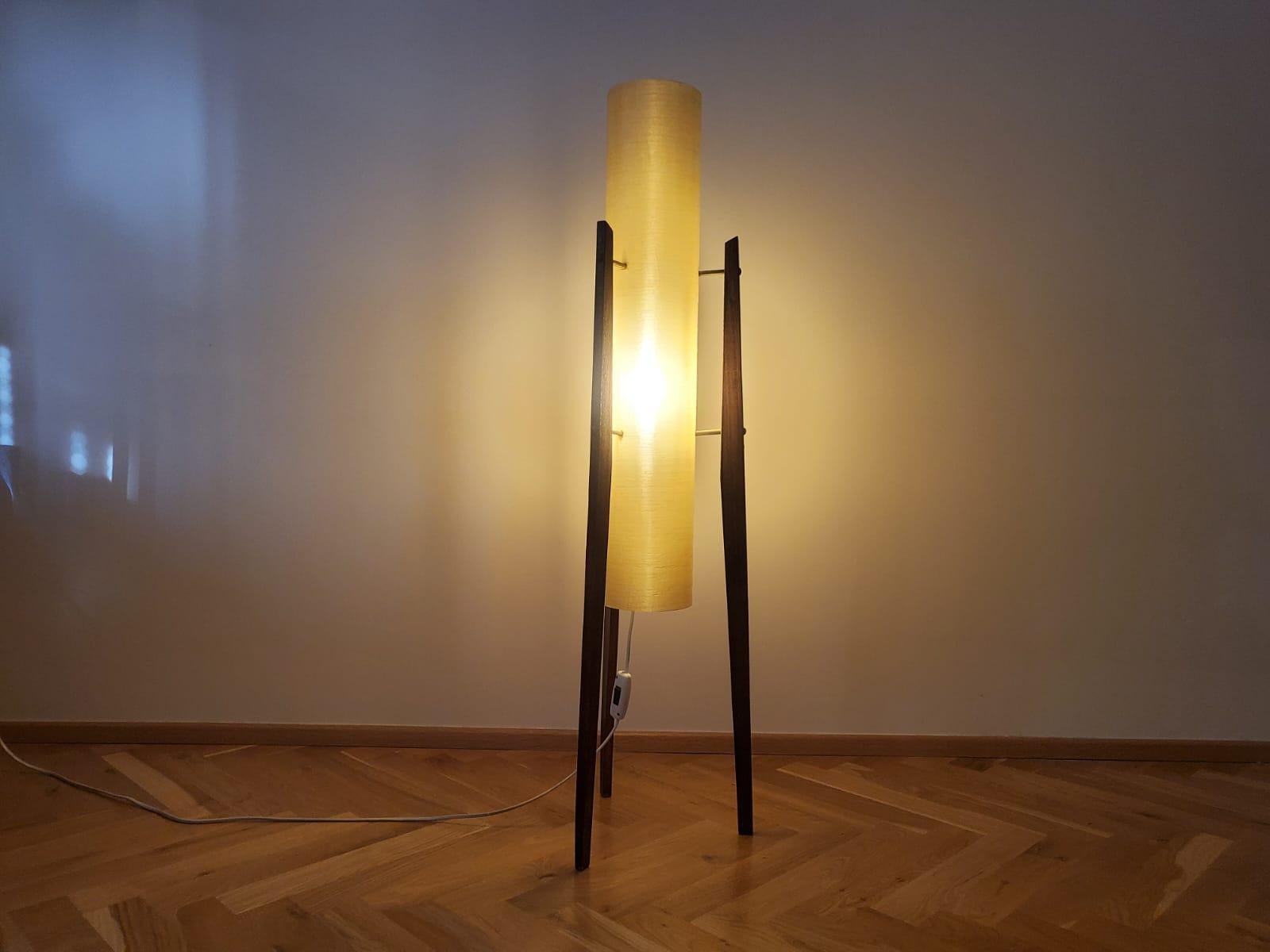 Midcentury Floor Lamp Rocket, 1960s For Sale 1