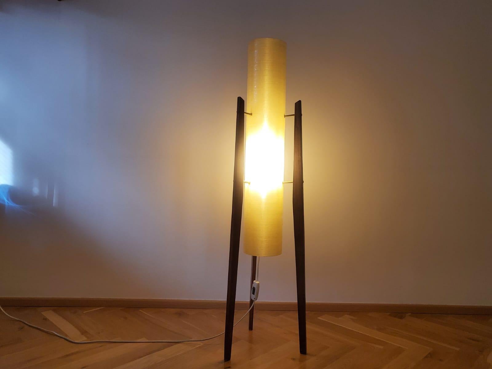 Midcentury Floor Lamp Rocket, 1960s For Sale 4