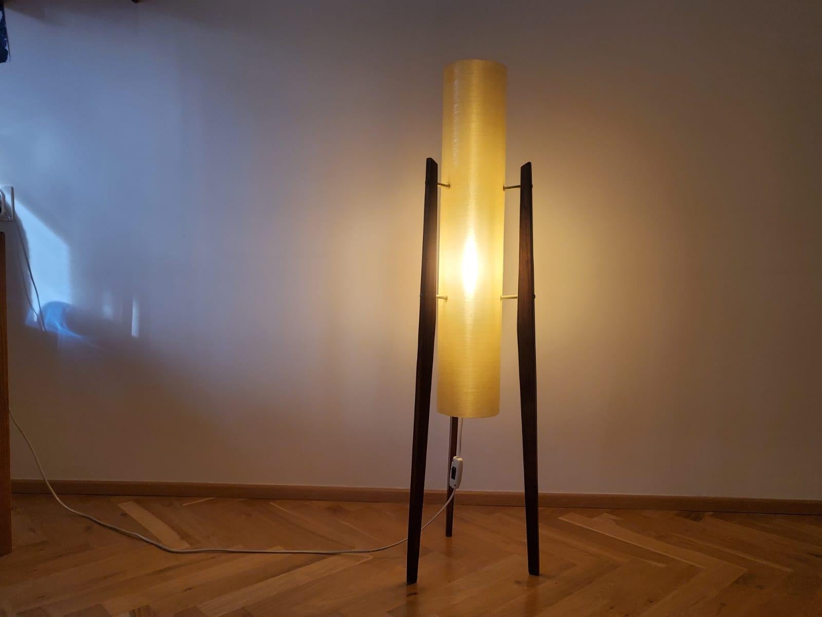 Midcentury Floor Lamp Rocket, 1960s For Sale 7