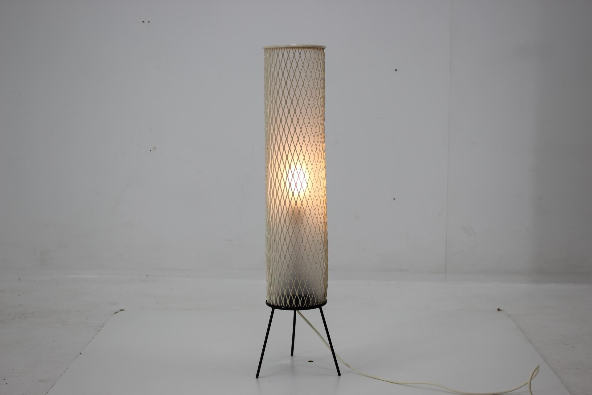Metal Midcentury Floor Lamp, Rocket /Napako, 1960s For Sale