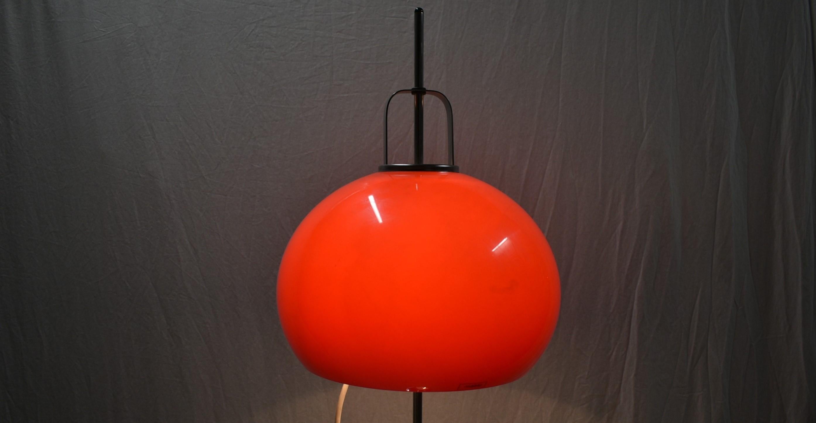 Mid-Century Floor Lamp Space Age, Harvey Guzzini, Italy, 1968s 3