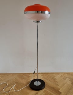 Midcentury Floor Lamp Space Age, Harvey Guzzini, Italy, 1970s