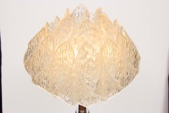 Midcentury Floor Lamp with a Double Lotus Shade