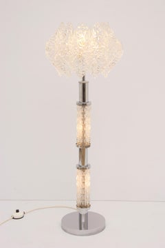 Midcentury Floor Lamp with Illuminating Column