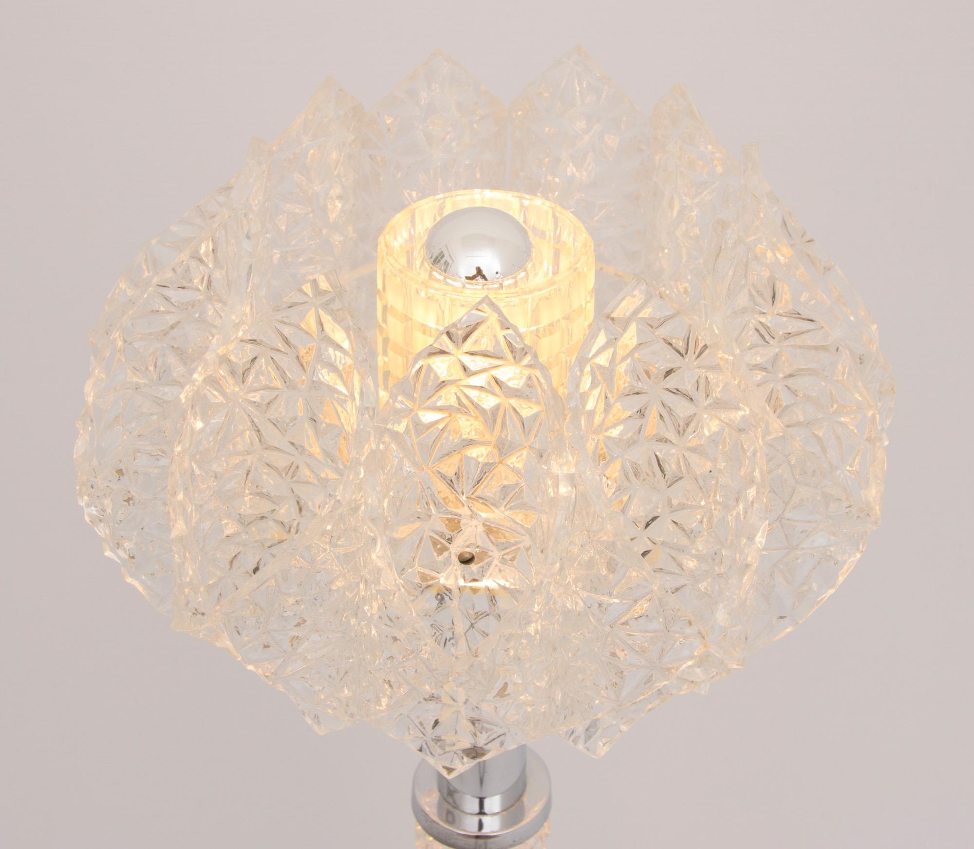 Mid-Century Modern Midcentury Floor Lamp with Illuminating Column For Sale