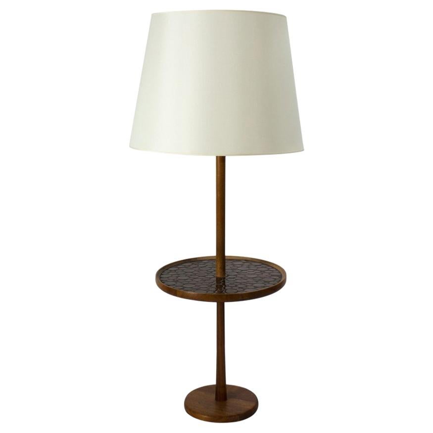 Midcentury Floor Lamp with Table by Jane & Gordon Martz / Marshall Studios