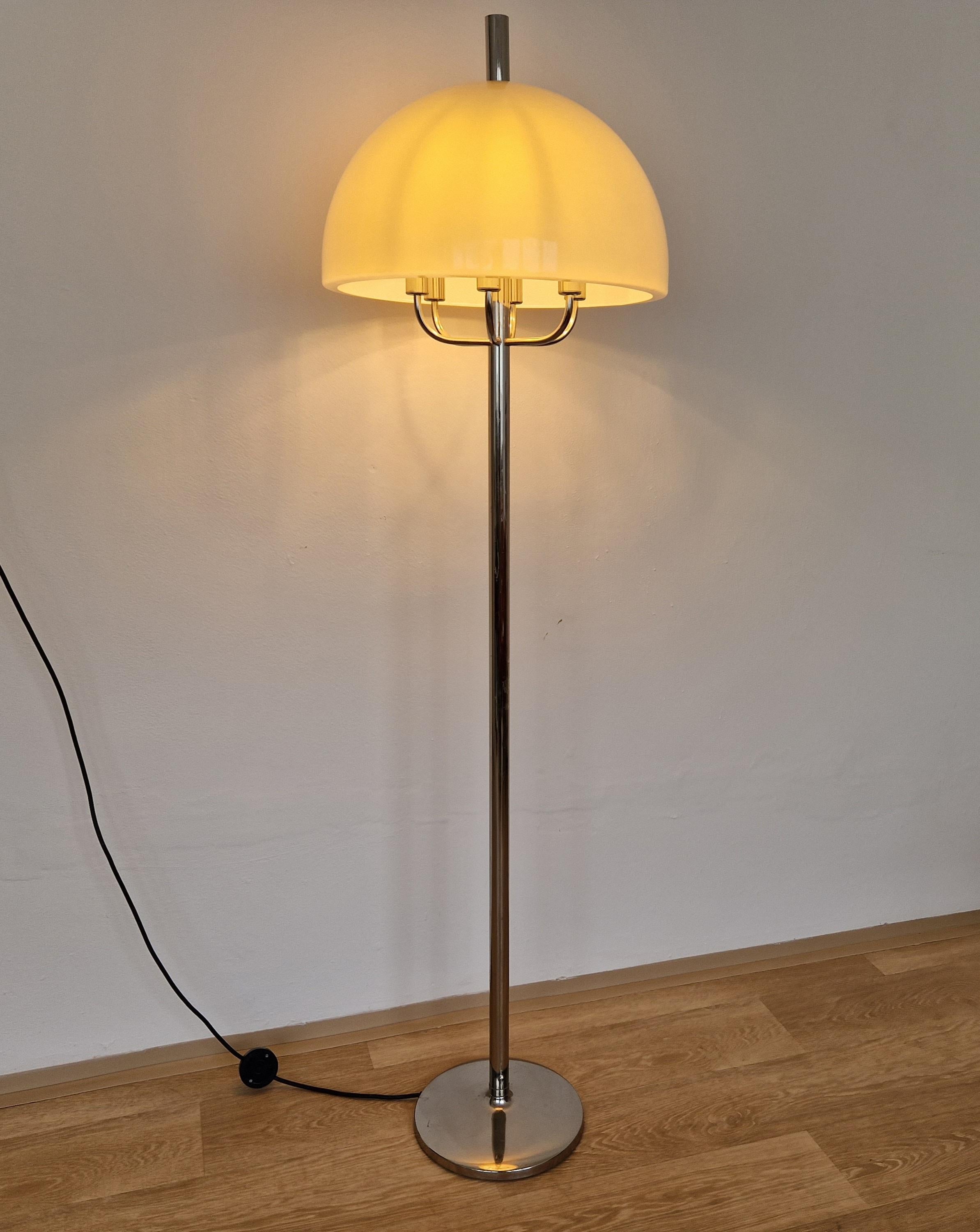 Midcentury Floor Rare Lamp Mushroom, Germany, 1970s For Sale 4
