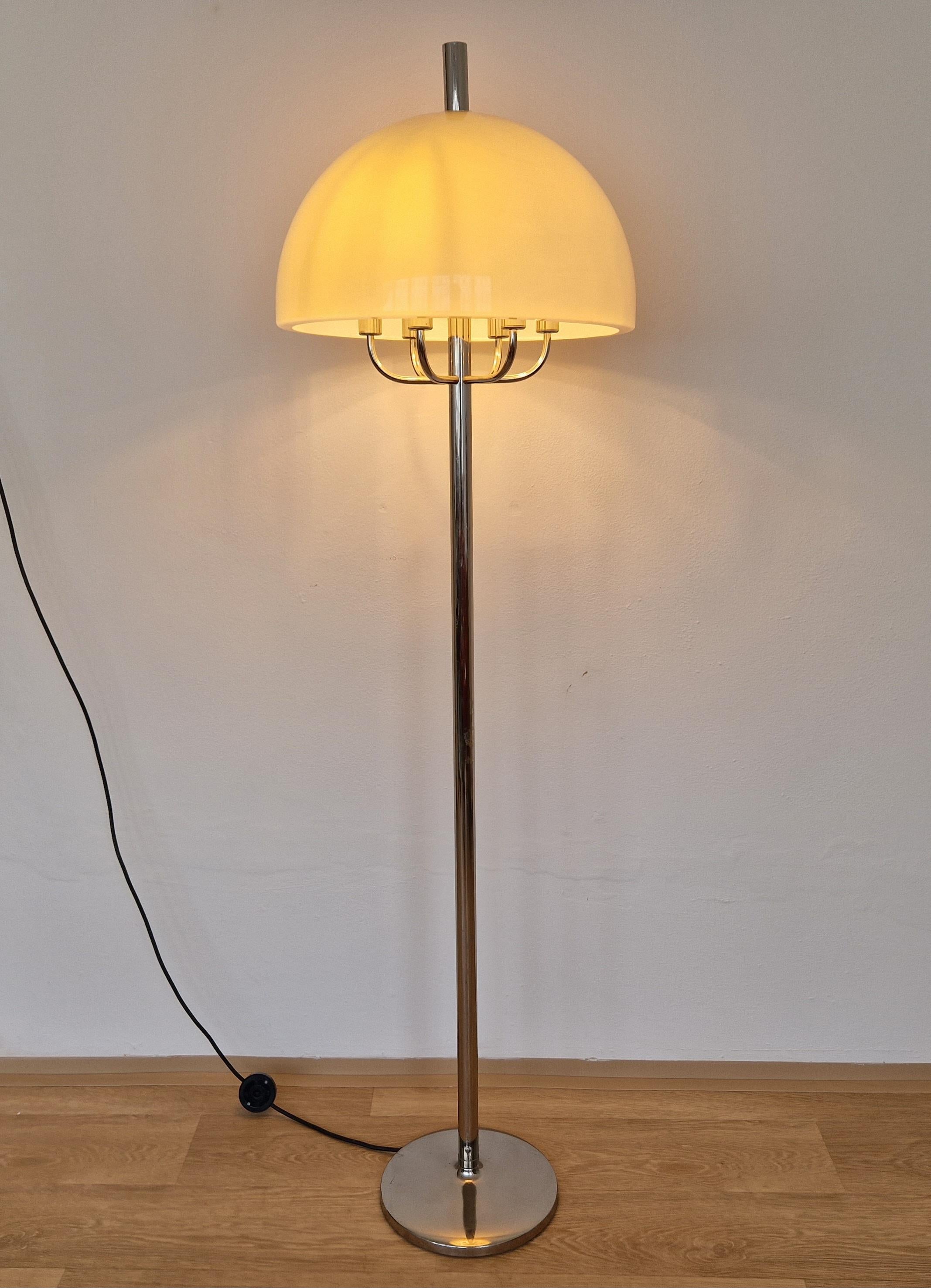 Midcentury Floor Rare Lamp Mushroom, Germany, 1970s For Sale 6