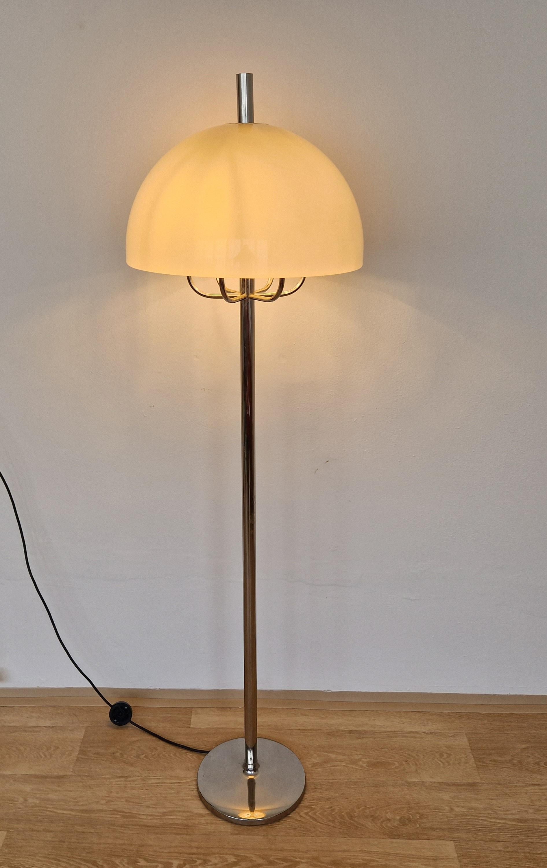 Midcentury Floor Rare Lamp Mushroom, Germany, 1970s For Sale 7