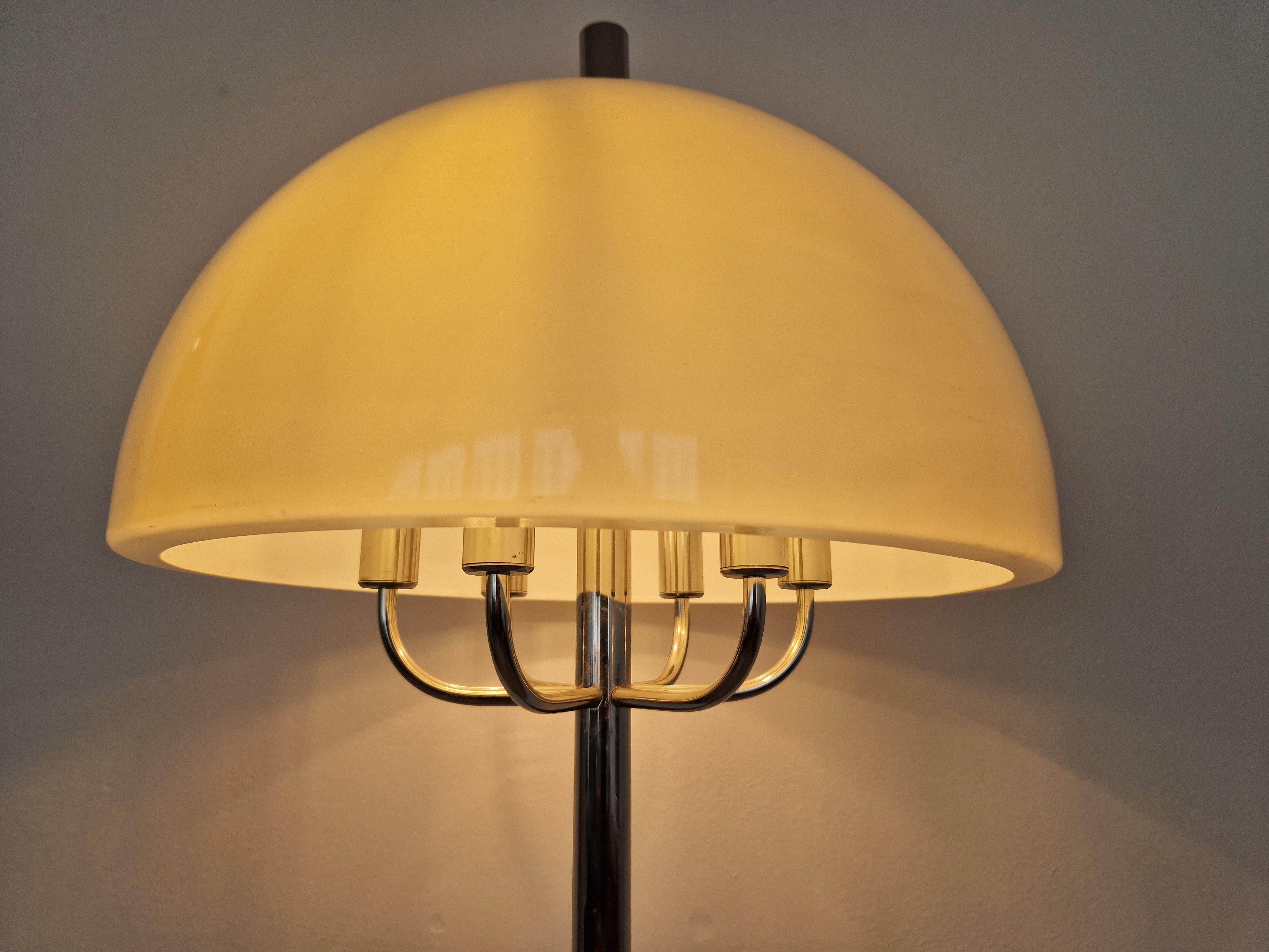Midcentury Floor Rare Lamp Mushroom, Germany, 1970s For Sale 9