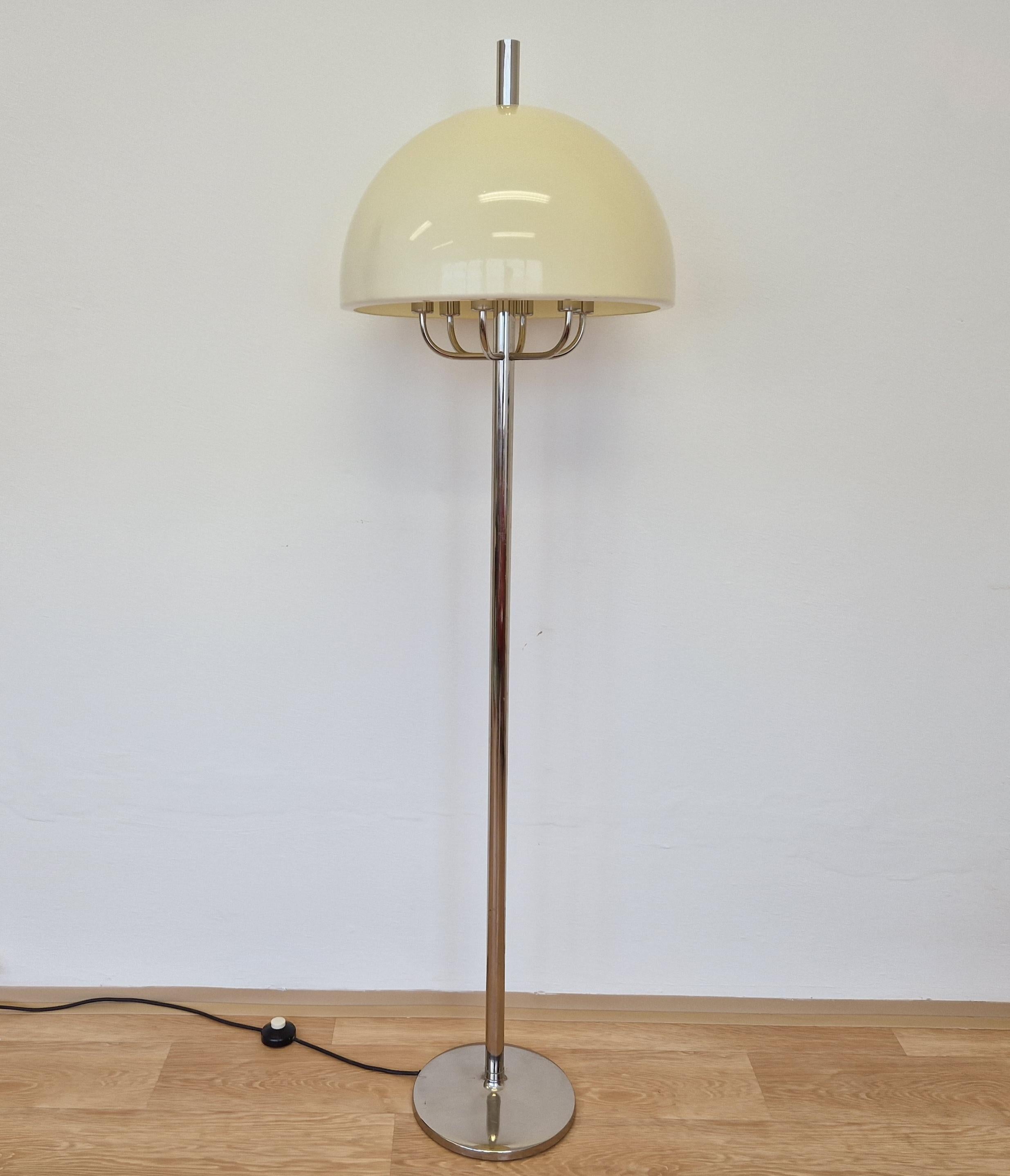 Midcentury Floor Rare Lamp Mushroom, Germany, 1970s For Sale 1