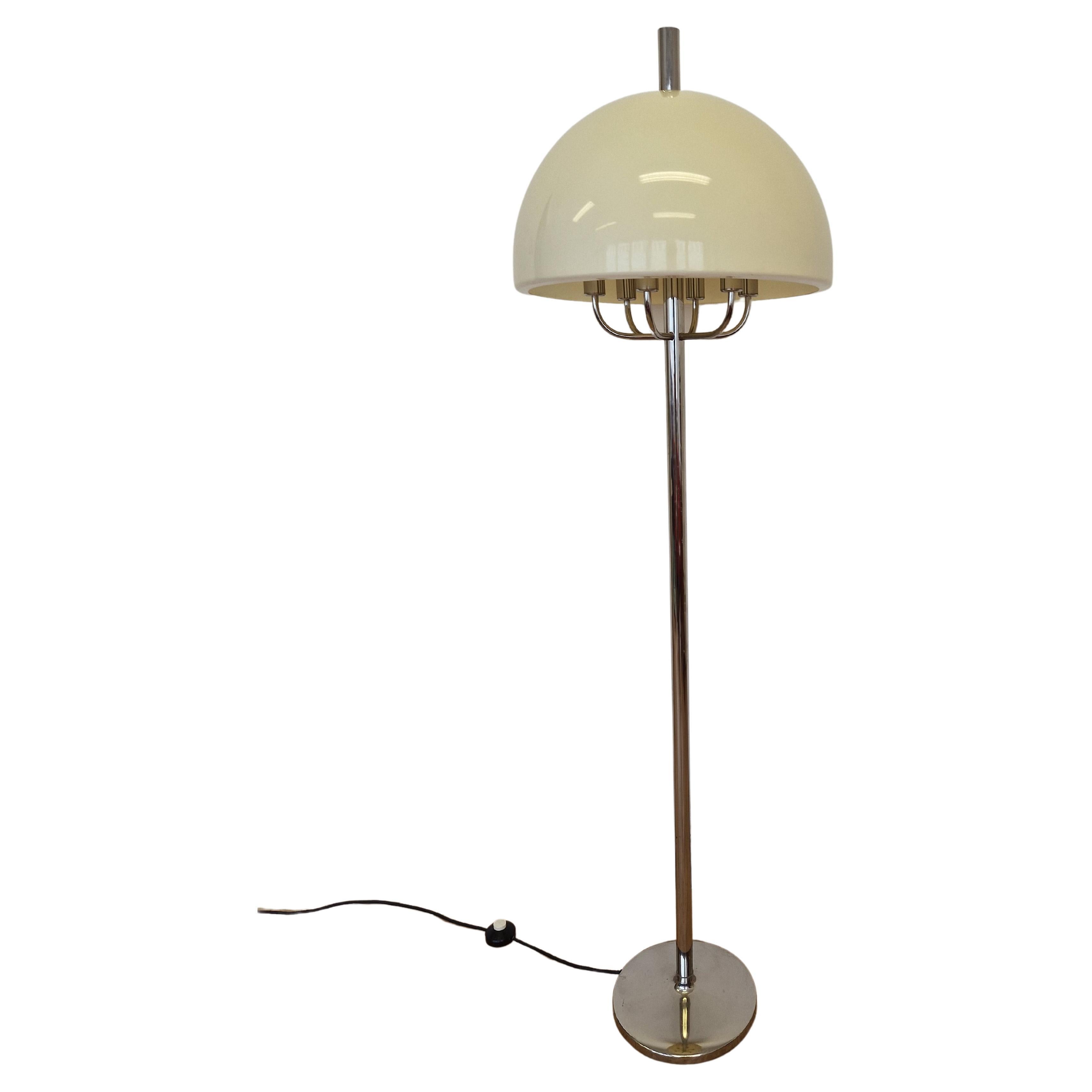 Midcentury Floor Rare Lamp Mushroom, Germany, 1970s For Sale