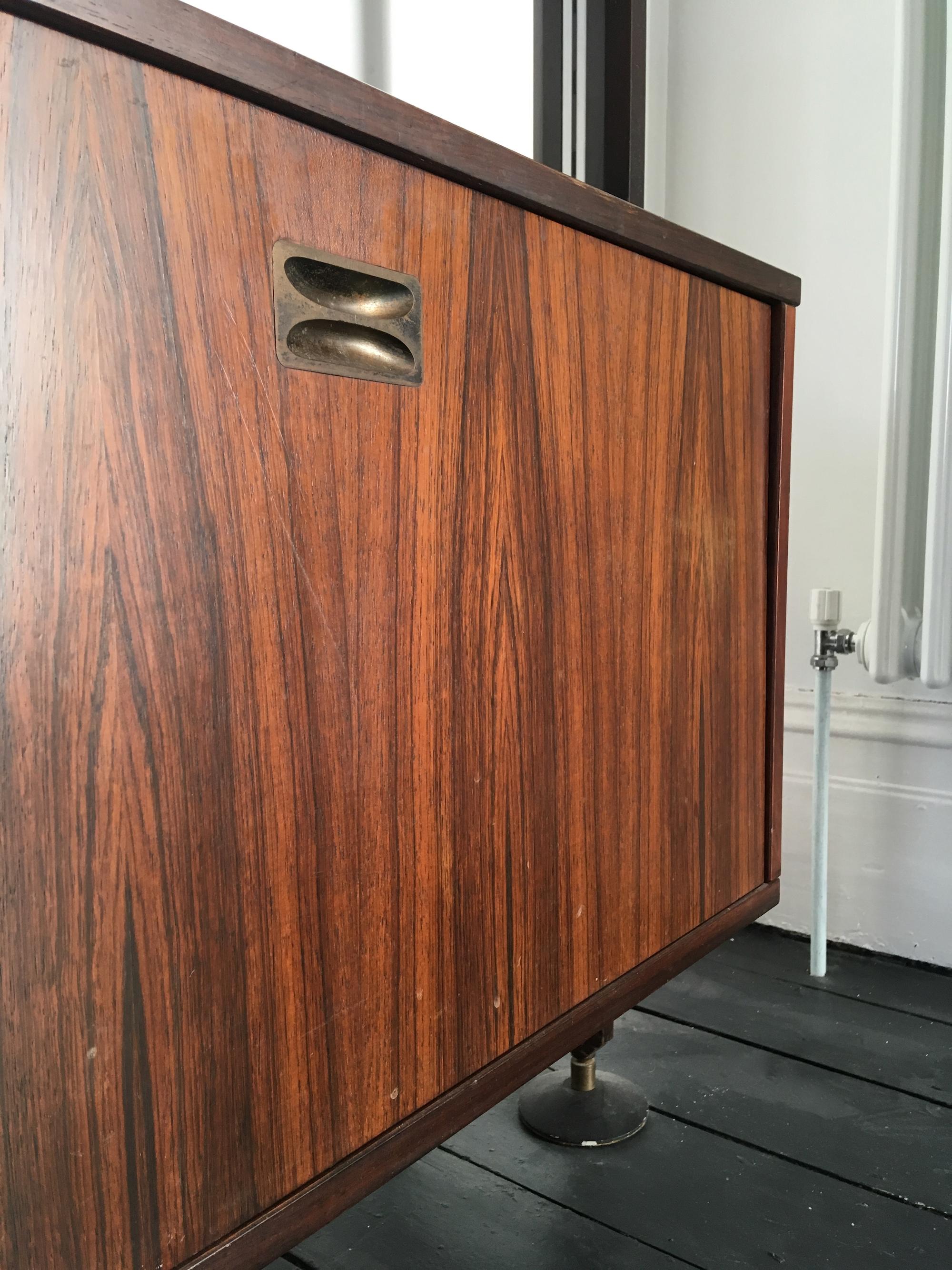 Midcentury Floor-to-Ceiling Shelving Unit by Stildomus, Italy 'Labelled' 2