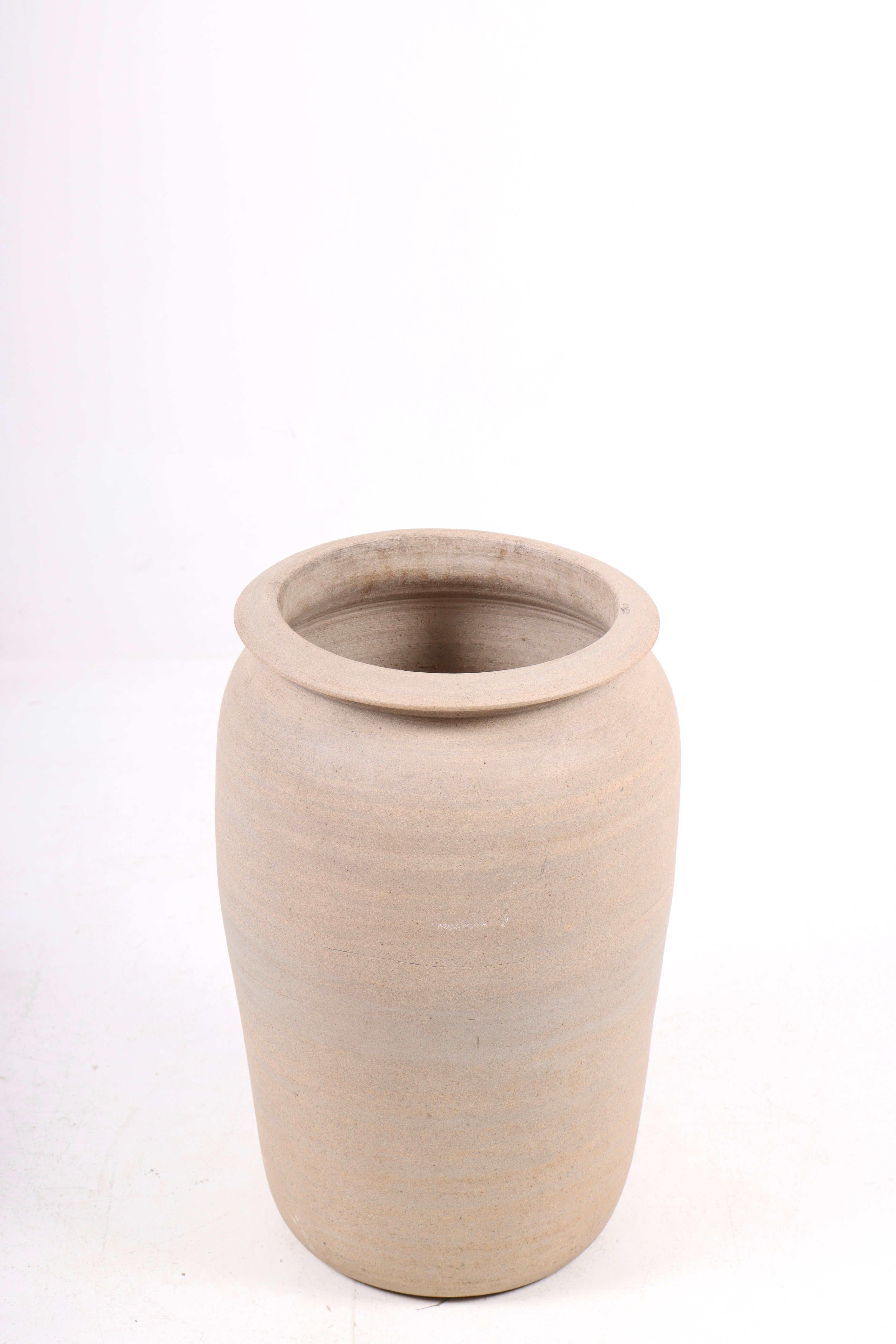 Decorative ceramic vase designed and made by Nils Kähler, Made in Denmark in the 1960s. Great original condition.
