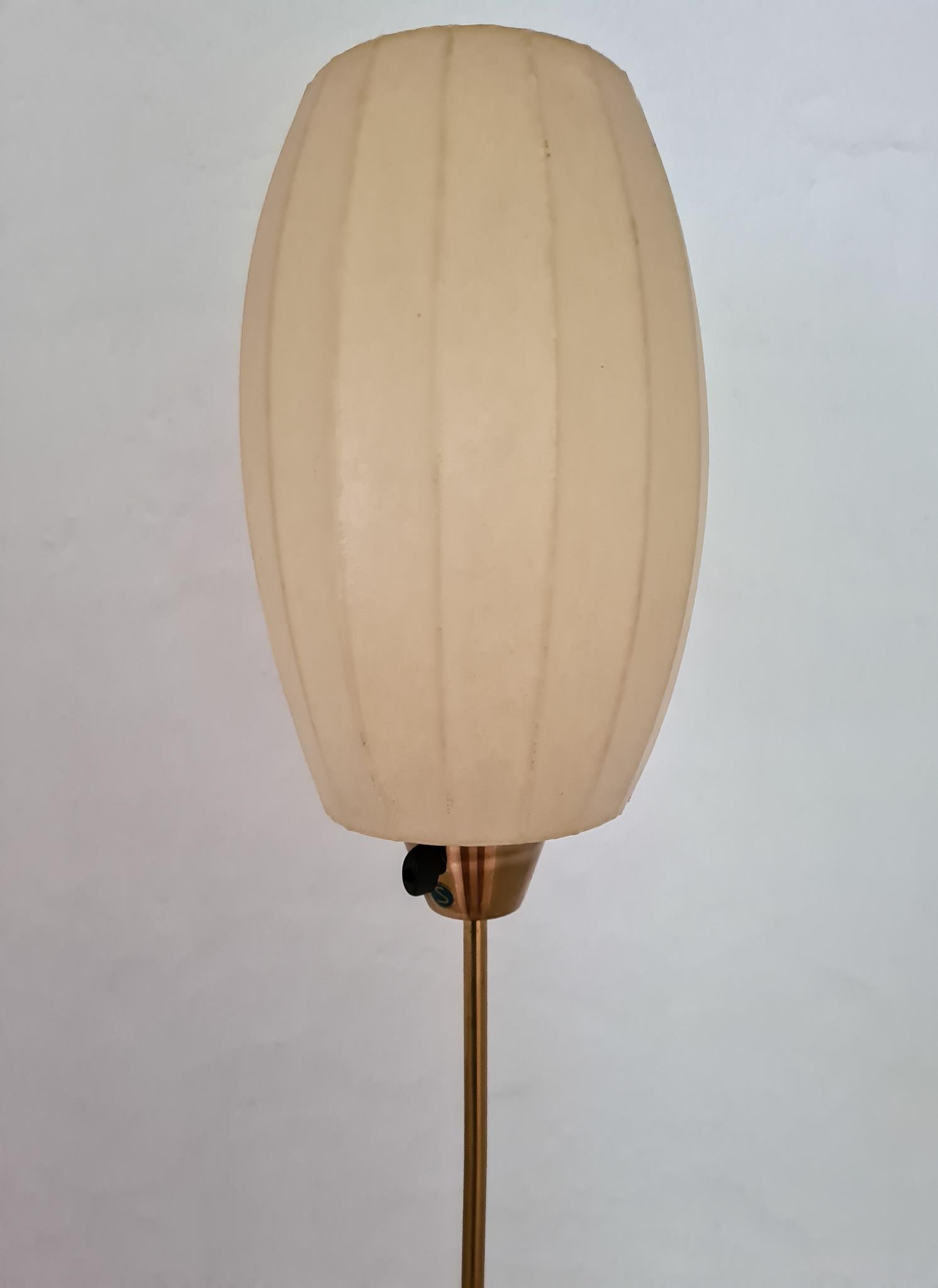 Midcentury Floor Lamp Attributed to Hans Bergström for Ateljé Lyktan For Sale 3