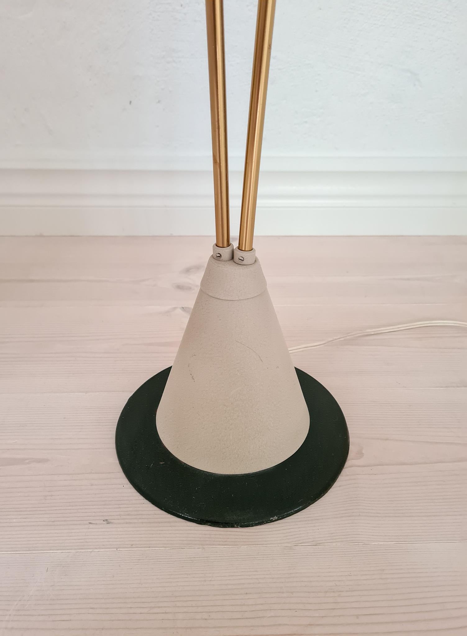 Swedish Midcentury Floor Lamp Attributed to Hans Bergström for Ateljé Lyktan For Sale