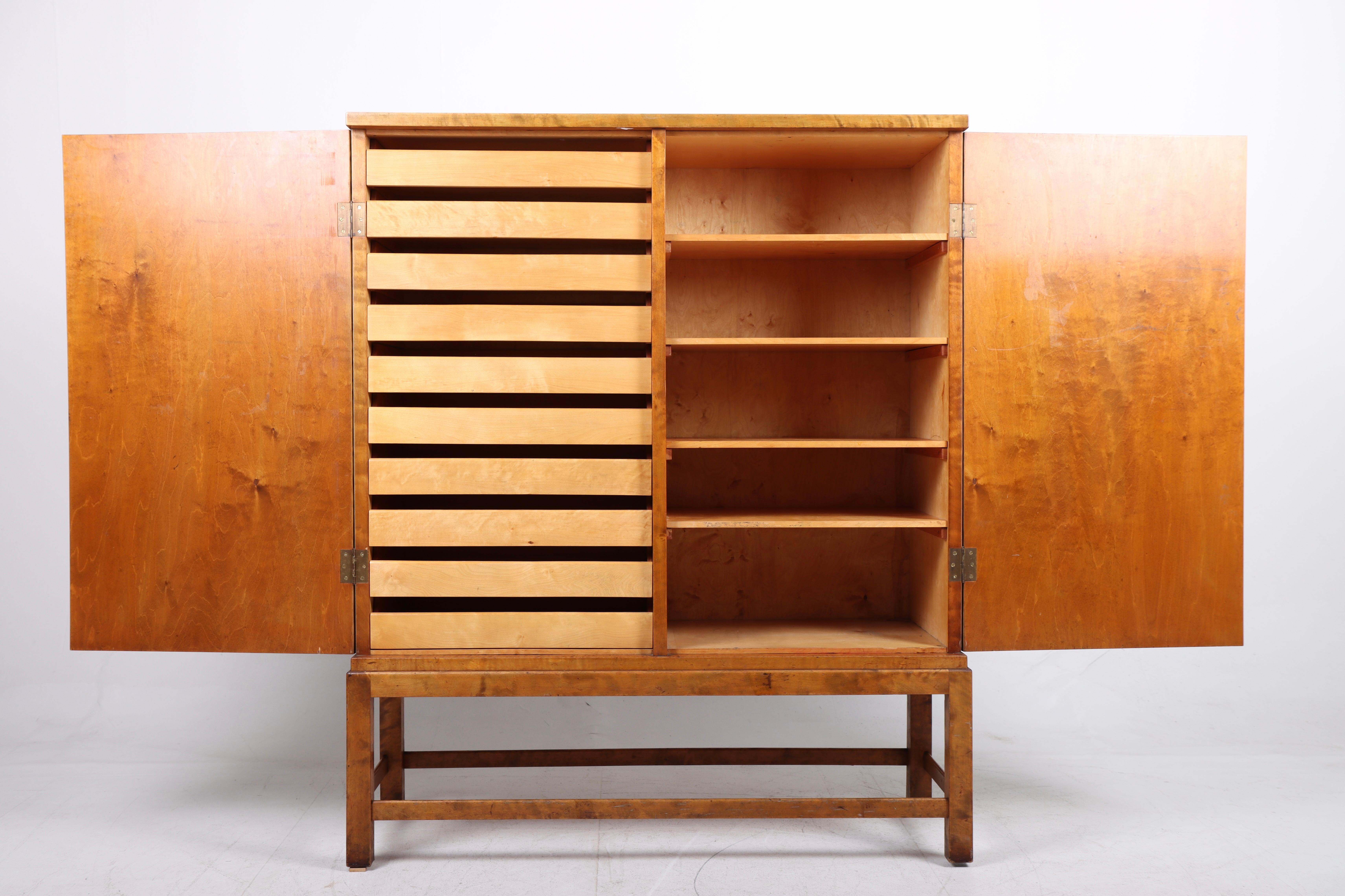 Mid-20th Century Midcentury Flora Cabinet, Swedish Design, 1940s