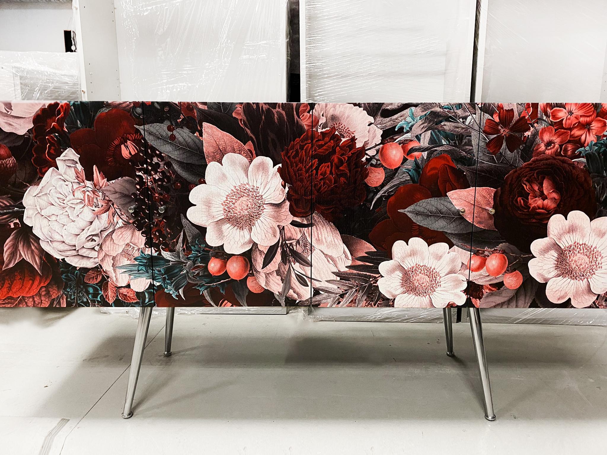 floral sideboard