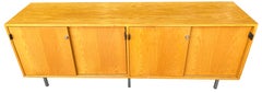 Midcentury Florence Knoll Cabinet Rare Ash Wood